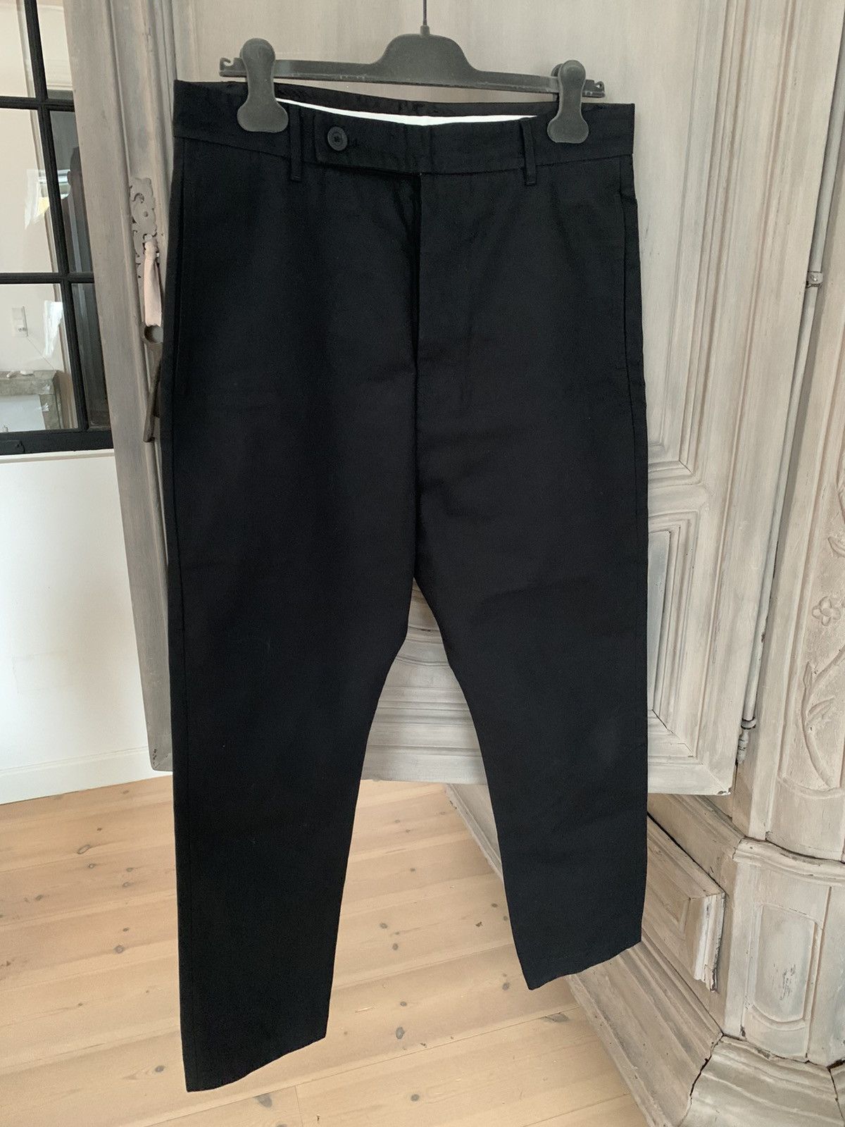 image of Drop Crotch Astaires Easy Pantalone Rick Owens Mainline in Black, Men's (Size 33)