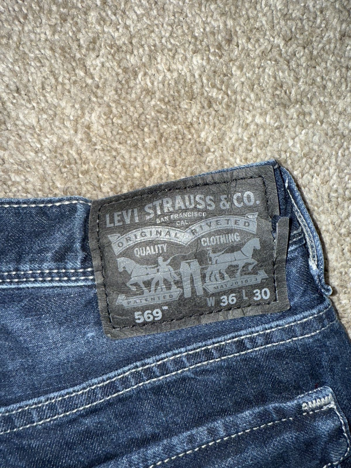 Levi's Levi Stratauss 569 Size US 36 / EU 52 - 9 Thumbnail
