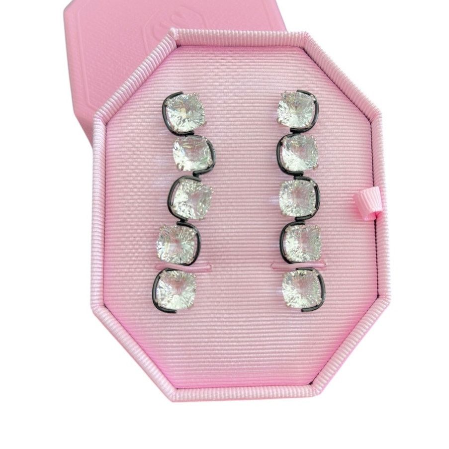 Swarovski Swarovski Floating Harmonia Drop White crystal Long Earrings Size ONE SIZE - 8 Thumbnail
