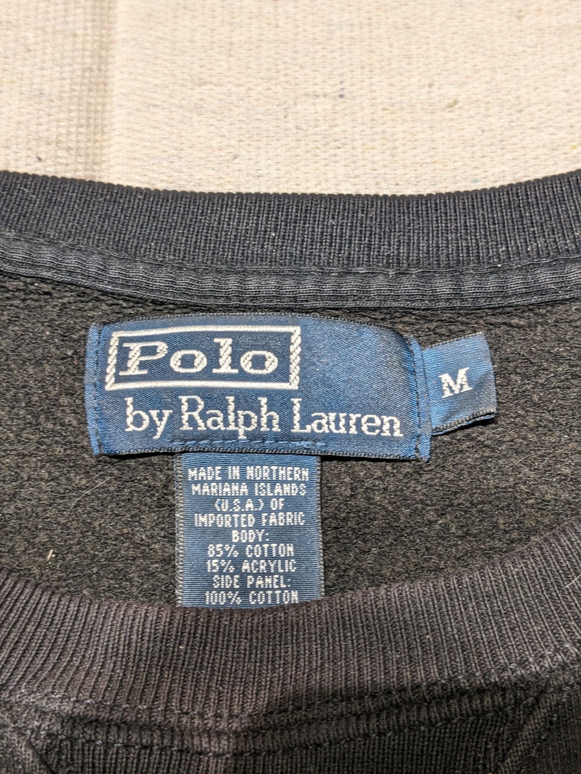 Polo Ralph Lauren Vintage Distressed Polo Ralph crewneck men's M Size US M / EU 48-50 / 2 - 5 Thumbnail