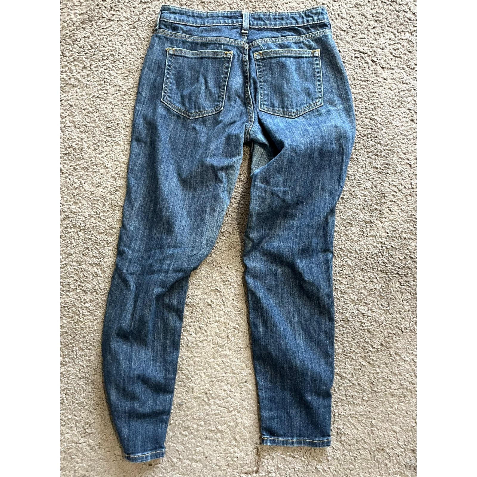 Denime Joe Fresh Jeans Women Blue Denim Slim Mid-Rise Size 4 5-Pocket Womens Size 27" / US 4 / IT 40 - 3 Thumbnail