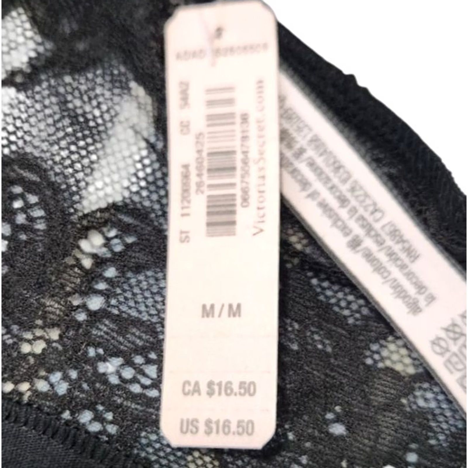 Victoria's Secret Victoria's Secret Womens M Dream Angels Cheekini Panties Underwear Lace Black Size 32" / US 10 / IT 46 - 4 Thumbnail