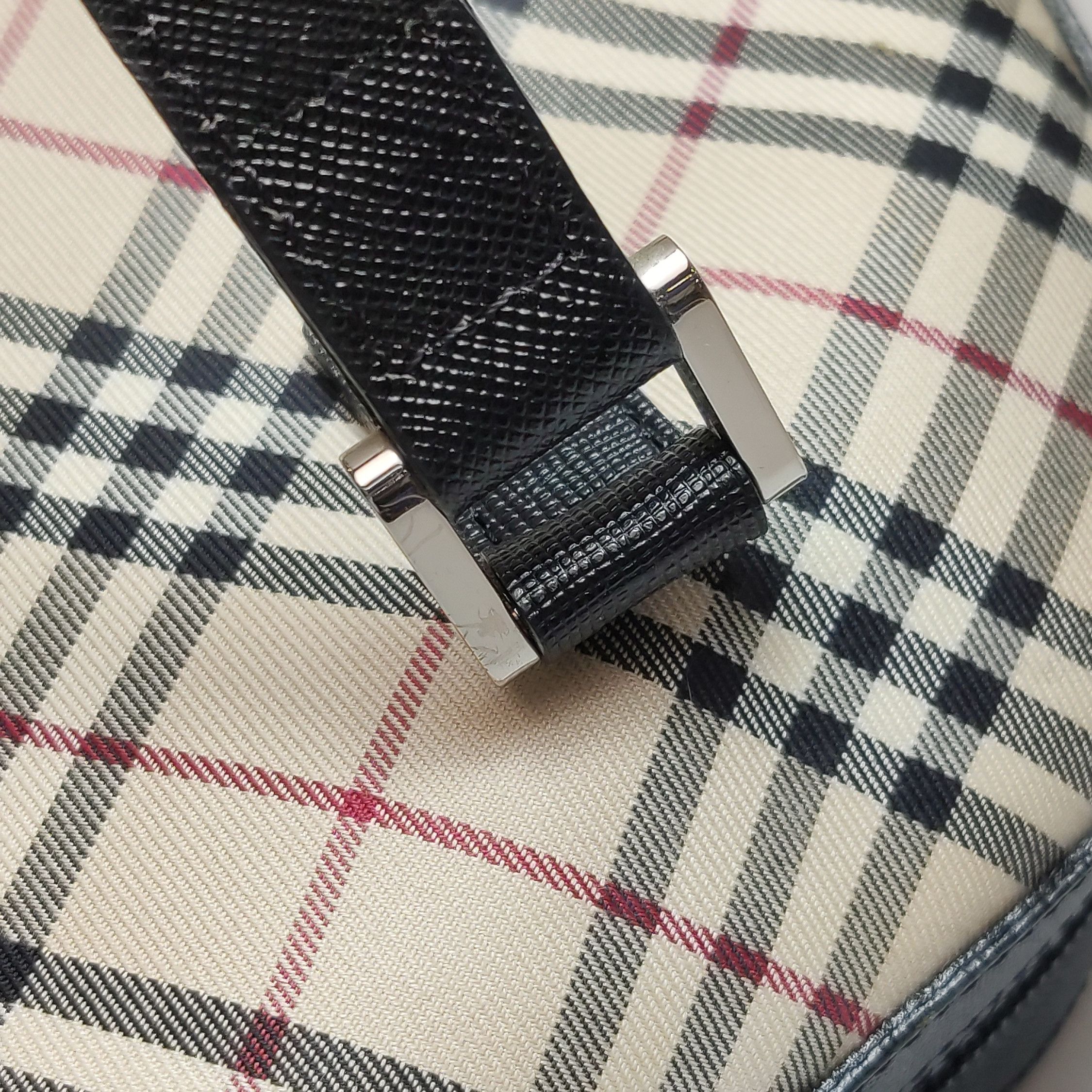 Burberry burberry leather plaid handle bag 0099 Size ONE SIZE - 11 Thumbnail