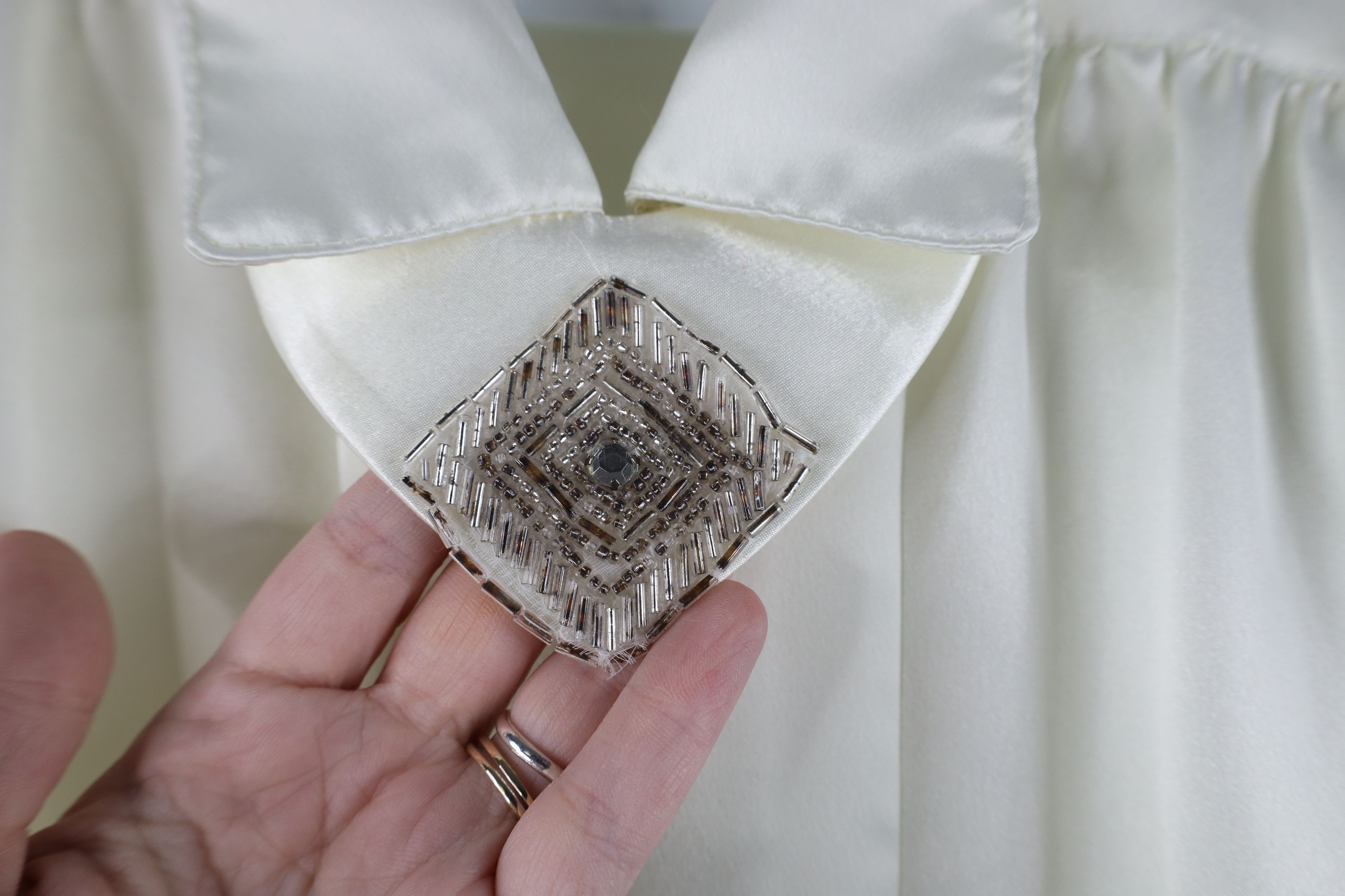 Vintage Vintage 90s Streetwear Silky Polyester Button Shirt USA Size XXL / US 16-18 / IT 52-54 - 4 Thumbnail