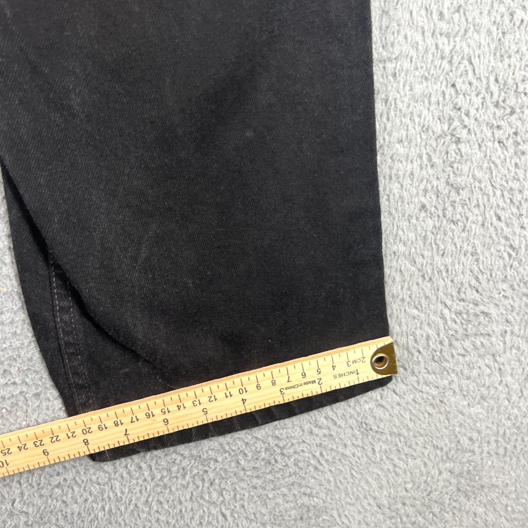 Levi's VINTAGE Levi's 550 Jeans Men's Relaxed Fit 36x30 Black Cotton 90s Retro Made in Mexico Size US 36 / EU 52 - 3 Thumbnail