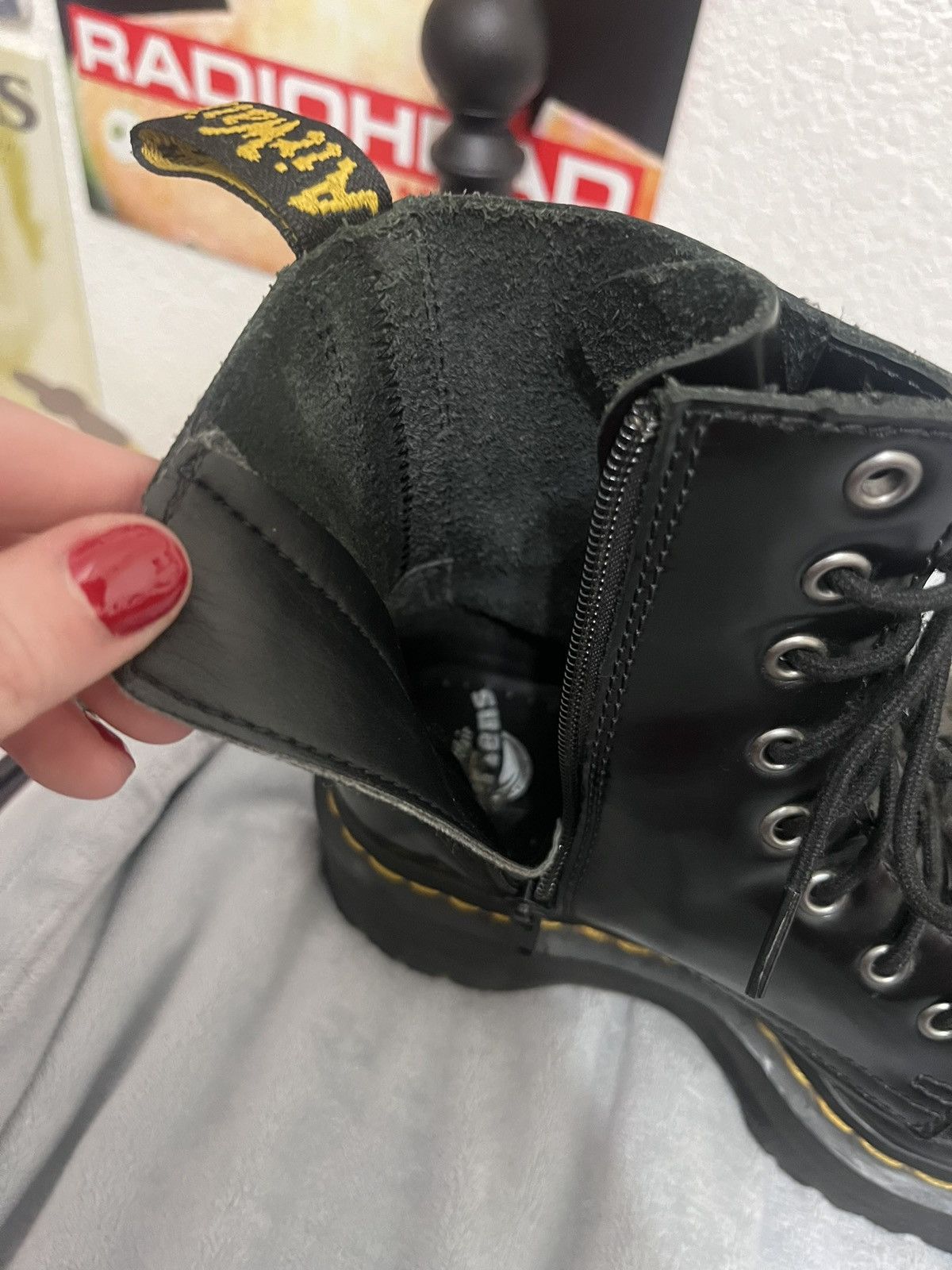 Dr. Martens Black Dr. Martens Jadon platform boots Size US 5 / IT 35 - 6 Thumbnail
