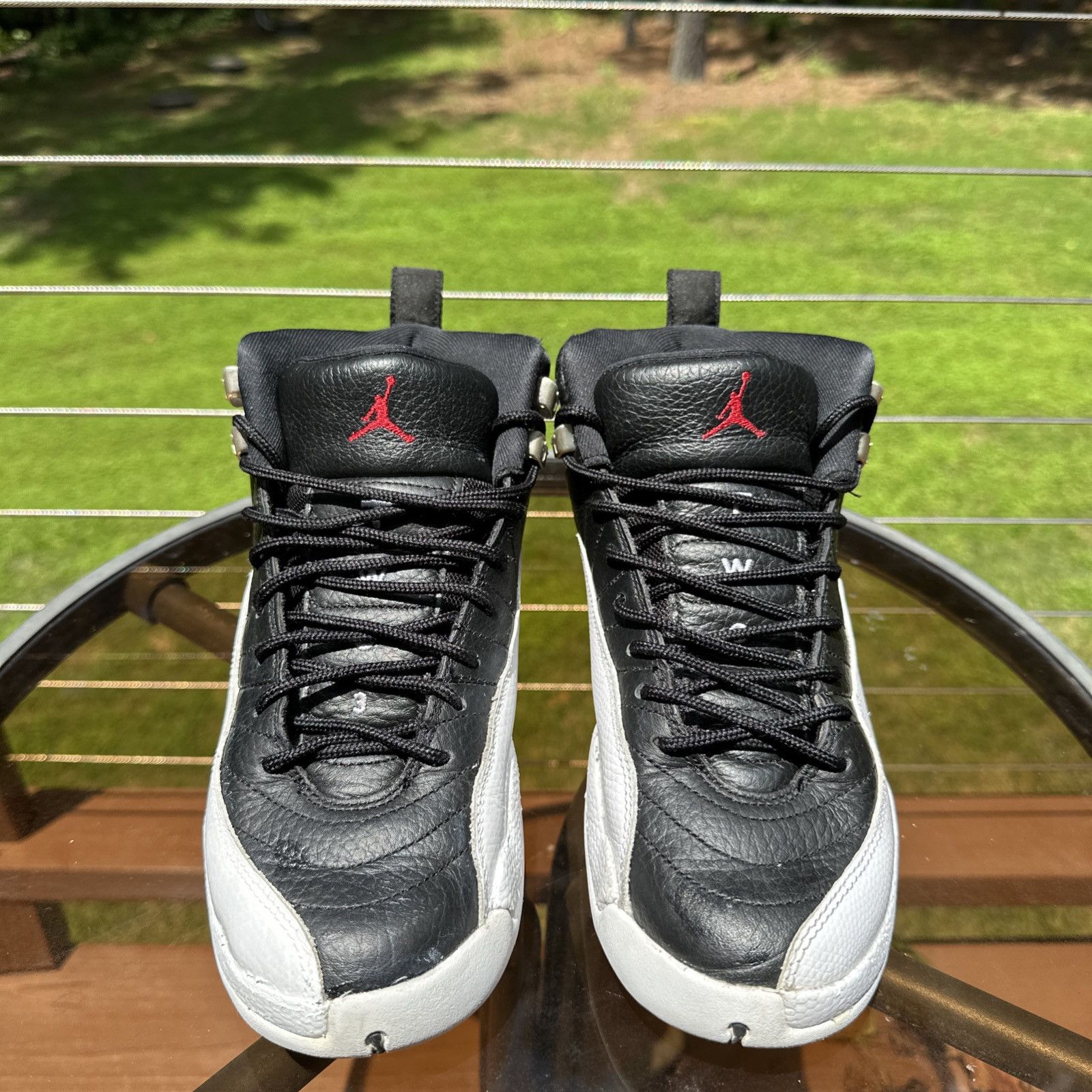 Jordan Brand Nike Air Jordan 12 Retro Playoffs 153265-006 GS Sz 6y Size US 6 / EU 39 - 2 Thumbnail