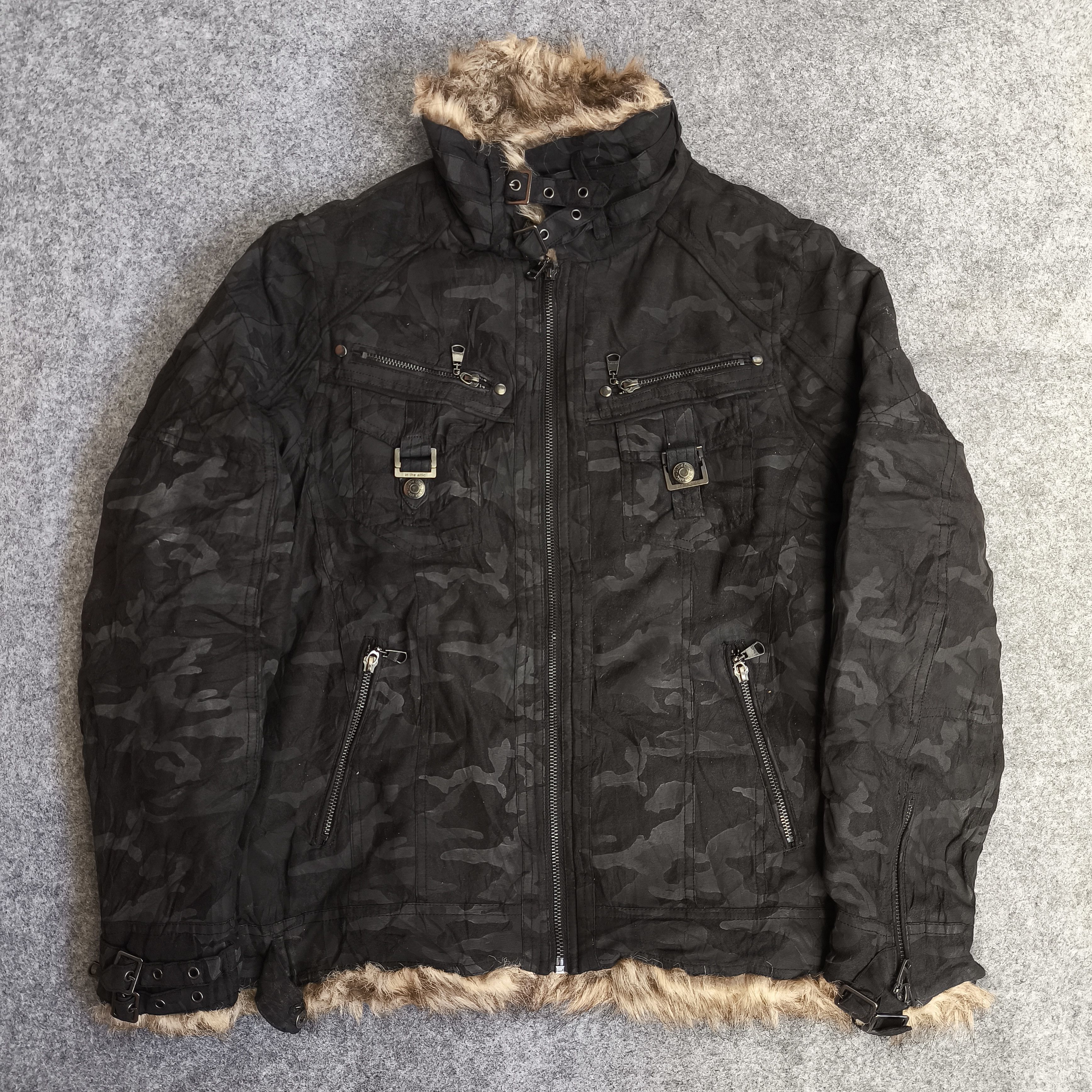 In The Attic in the attic camouflage fur jacket Size US M / EU 48-50 / 2 - 2 Thumbnail