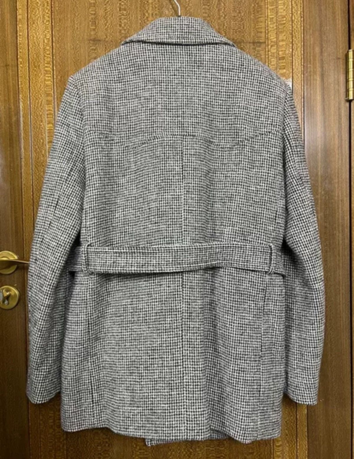 Saint Laurent Paris LAST CALL🔥🔥Saint Laurent Double-Breasted Houndstooth Coat Size US L / EU 52-54 / 3 - 2 Thumbnail
