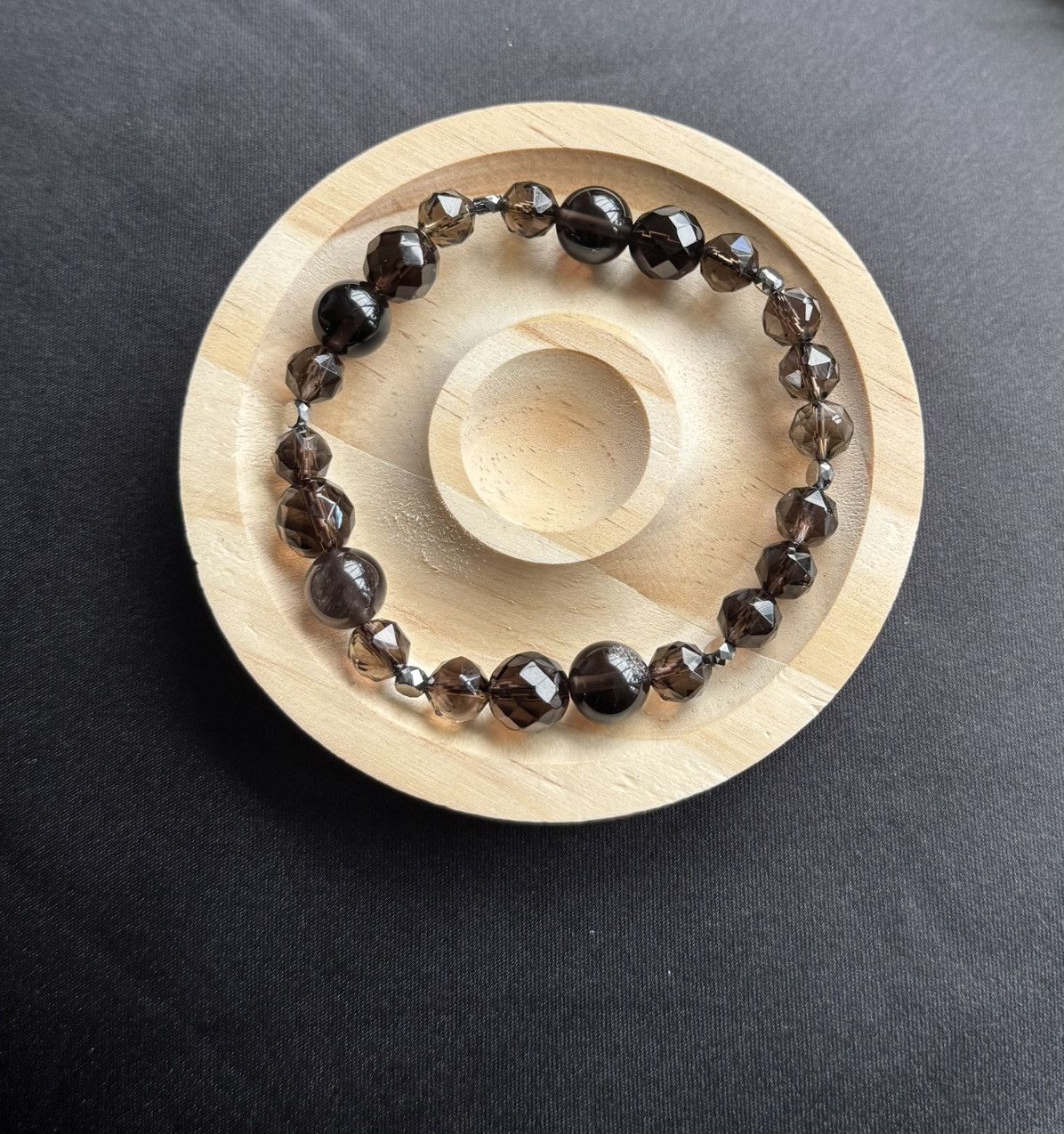 Handmade Smokey Quartz Bracelet Size ONE SIZE - 1 Thumbnail