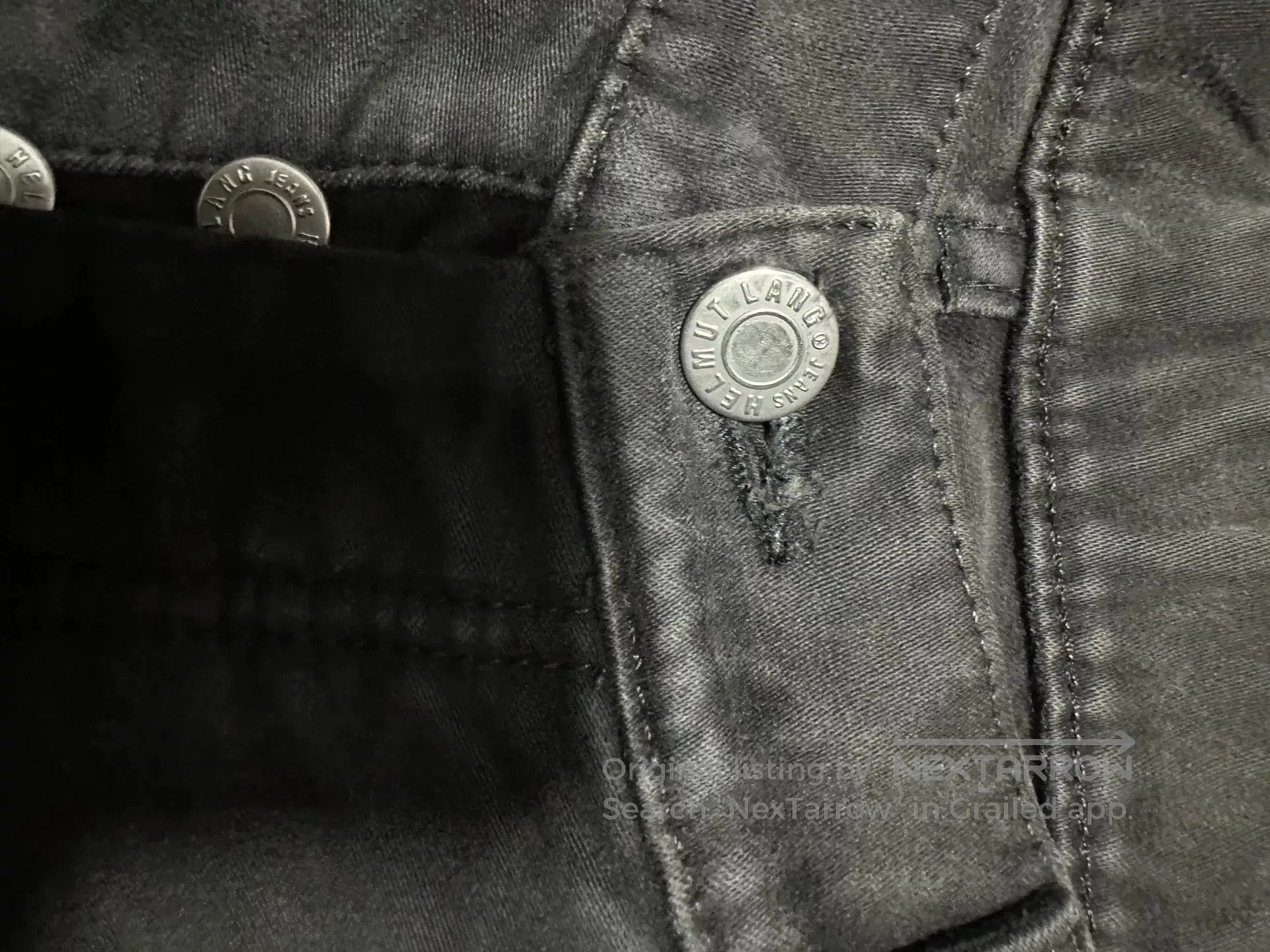 Helmut Lang Helmut Lang Black Denim Pants Size 30. Size US 30 / EU 46 - 4 Thumbnail