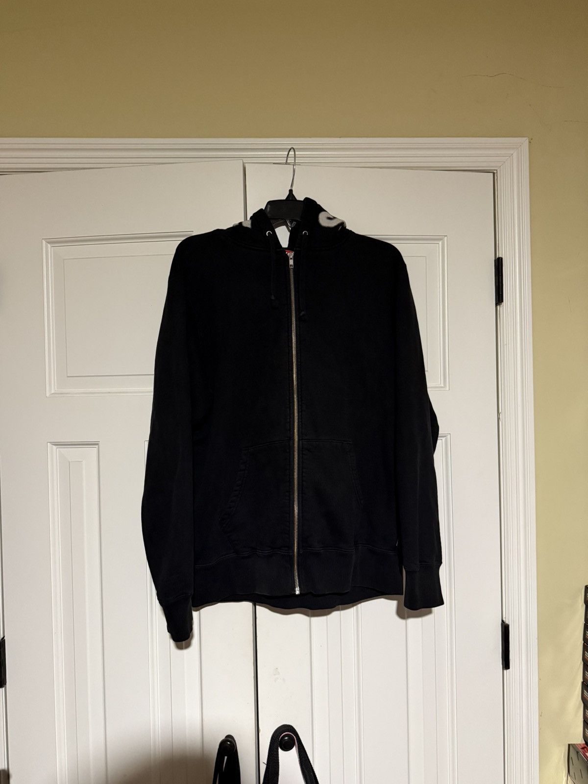 Supreme Black Chito Bones Zip-Up Hoodie
