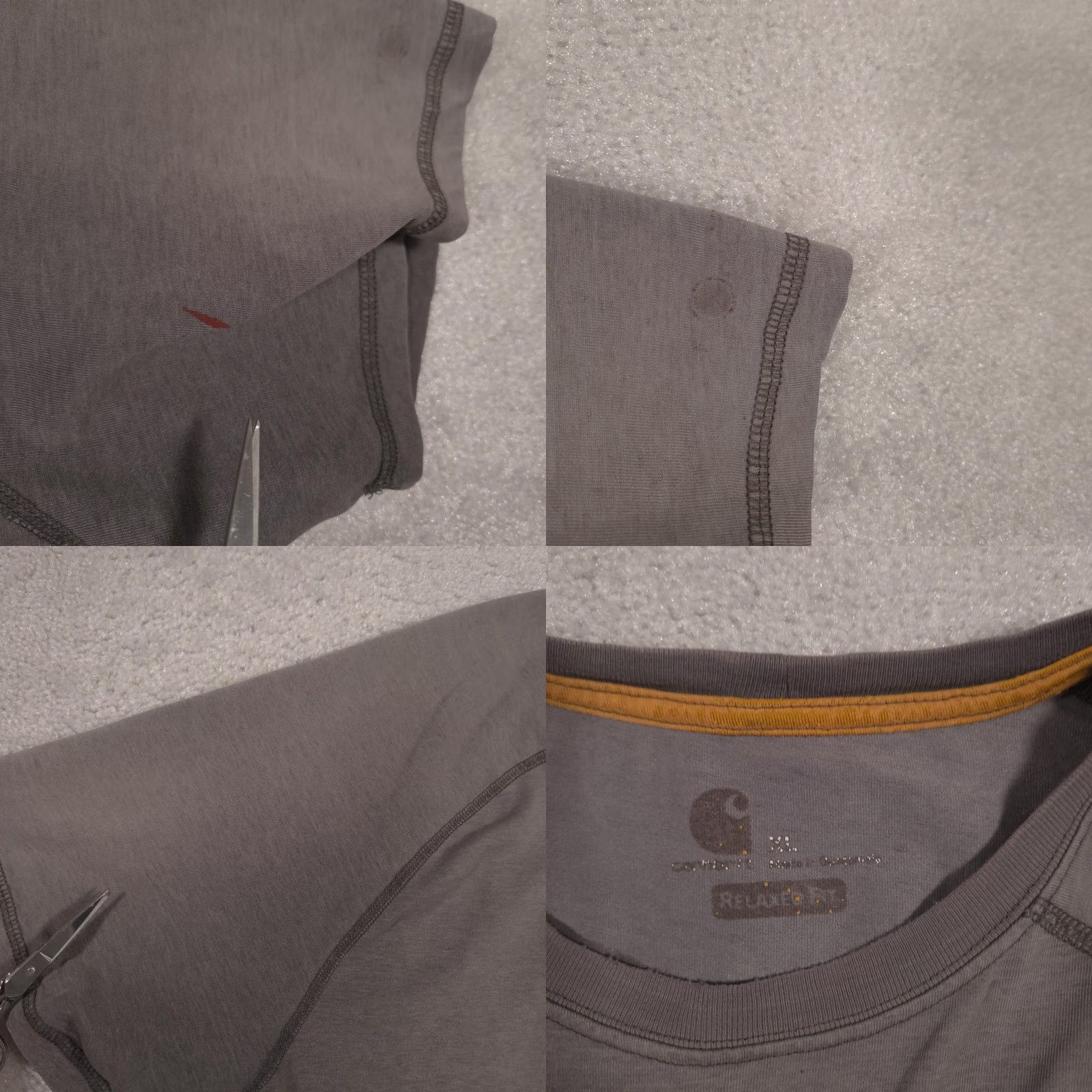 Carhartt Carhartt Shirt Mens XL Gray Pocket Workwear Relaxed Fit Tagless Tee Crewneck Short Sleeve Jersey Cotton Size US XL / EU 56 / 4 - 8 Thumbnail