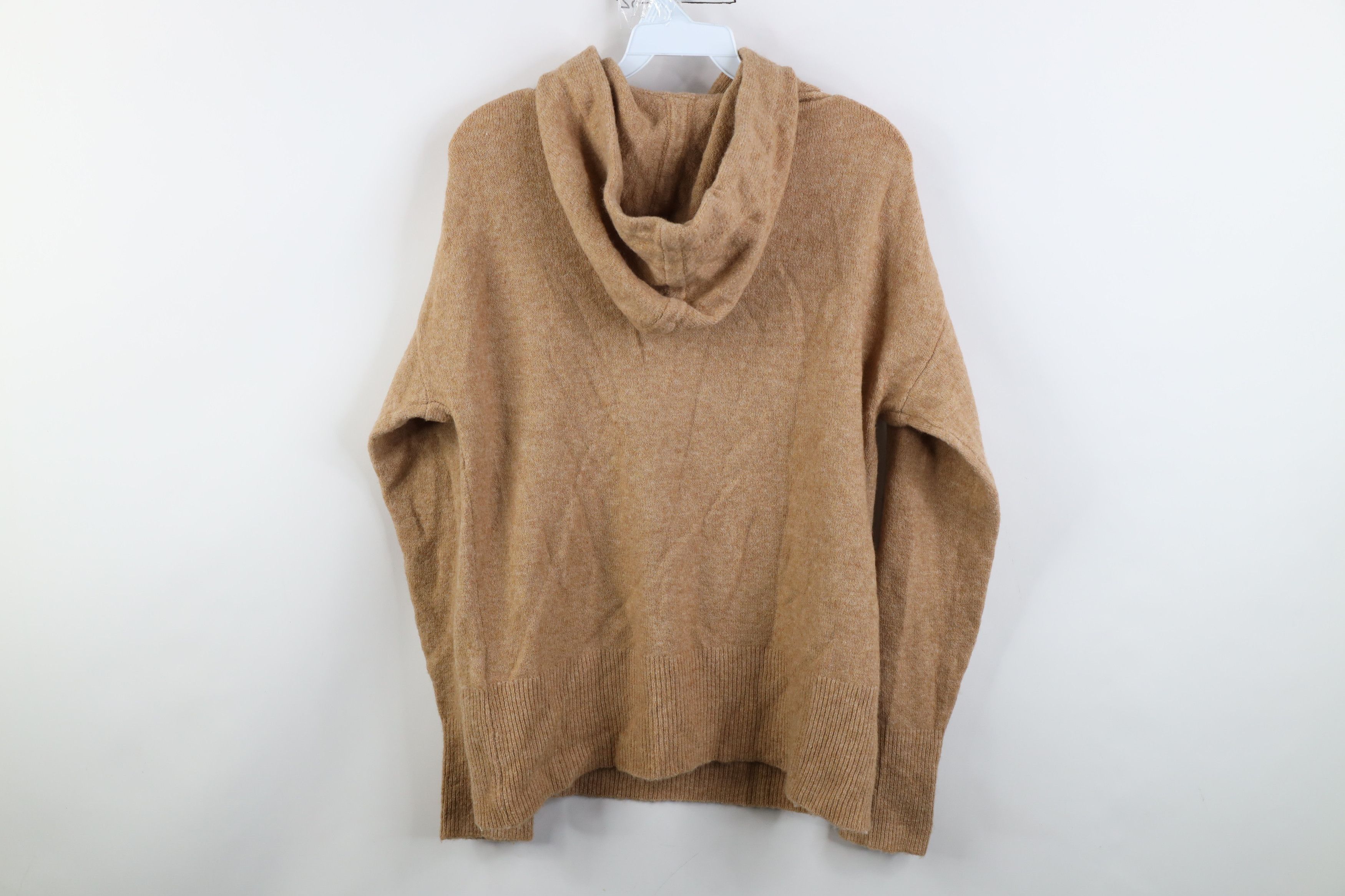 J.Crew J Crew Merino Wool Alpaca Supersoft Yarn Knit Hoodie Sweater Size XS / US 0-2 / IT 36-38 - 9 Thumbnail