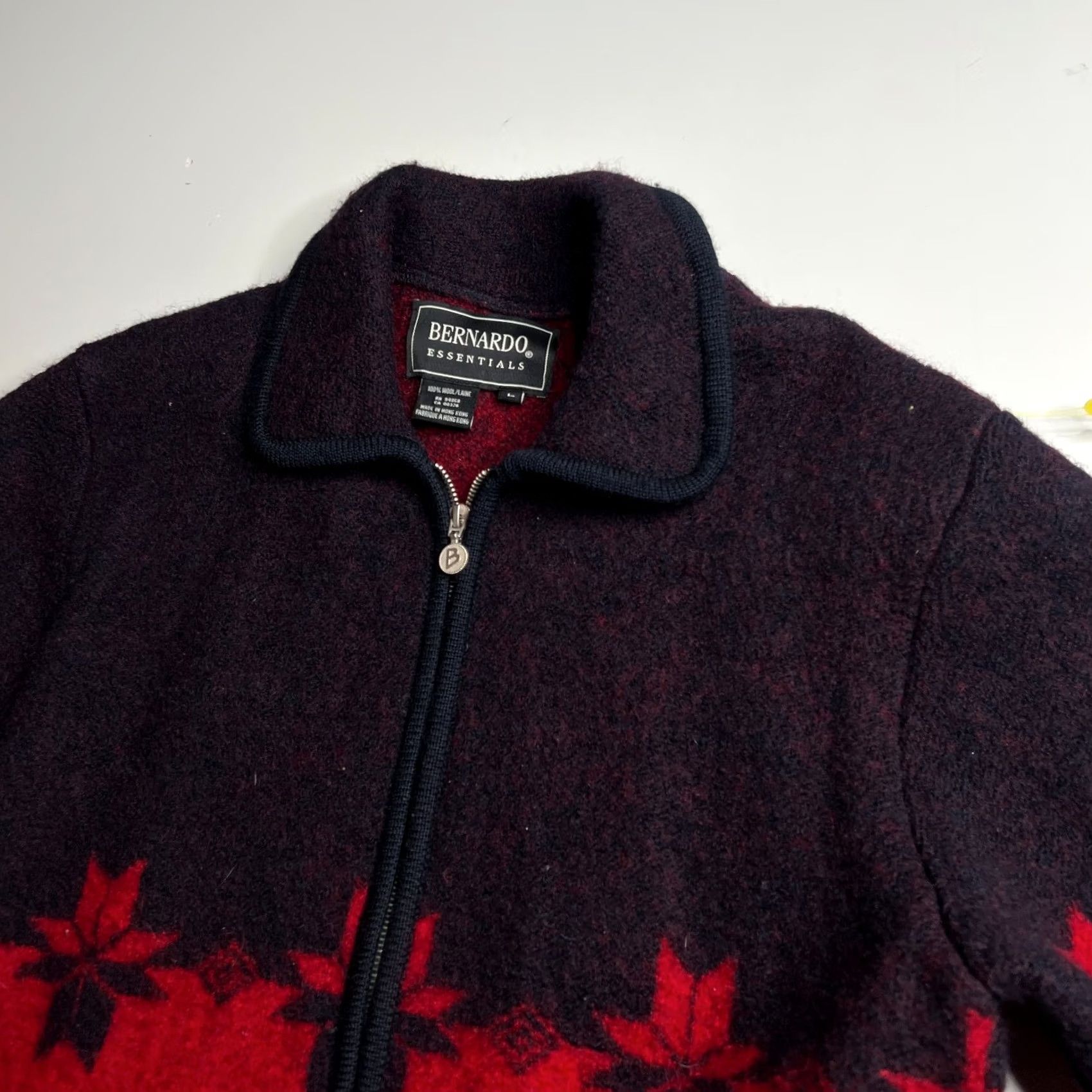 Vintage Vintage Bernardo Essentials Wool Jacket L Size Bern Size L / US 10 / IT 46 - 4 Thumbnail