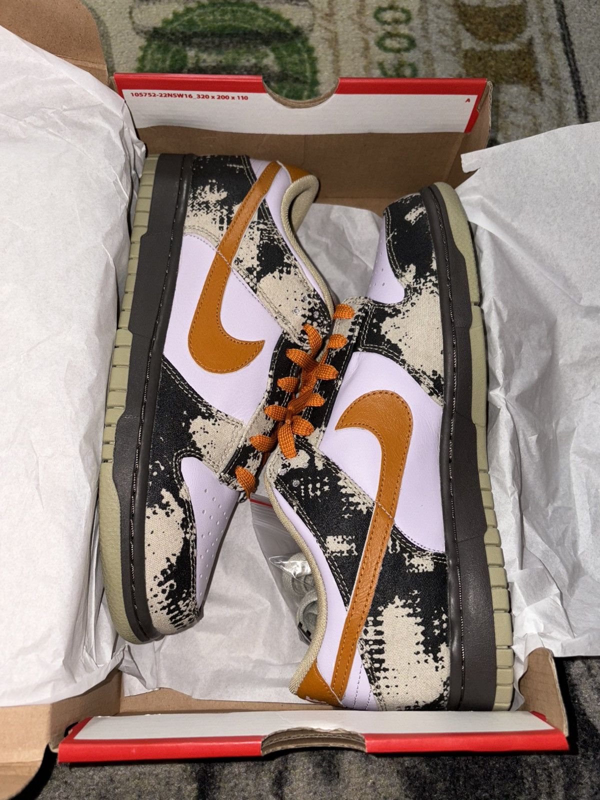 Nike Nike Dunk Low Retro LTD Punk Rock Digital Camo Size US 8 / EU 41 - 2 Thumbnail