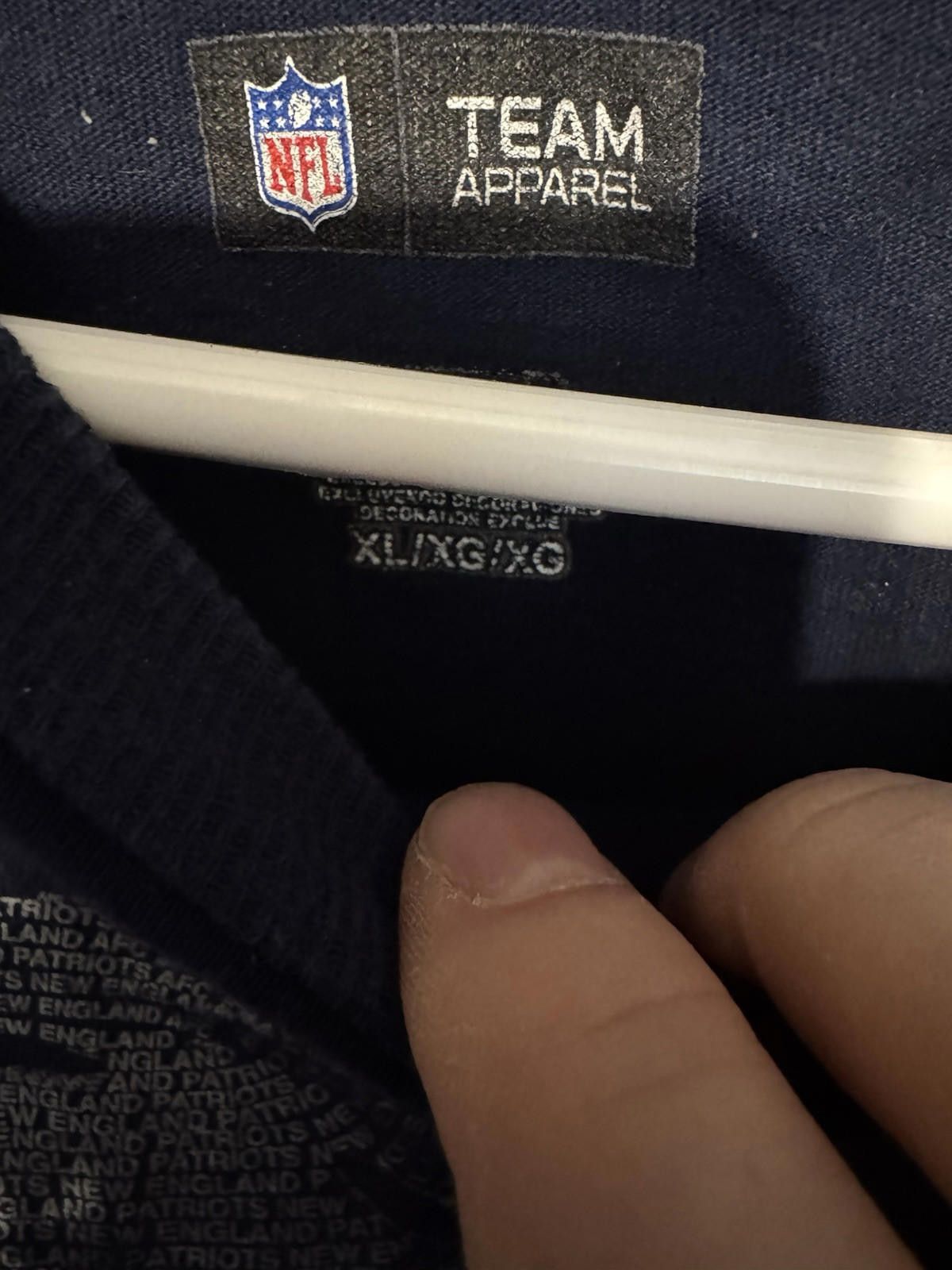 The Unbranded Brand New England Patriots Men XL Blue Team Apparel T-shirt Size US XL / EU 56 / 4 - 4 Thumbnail