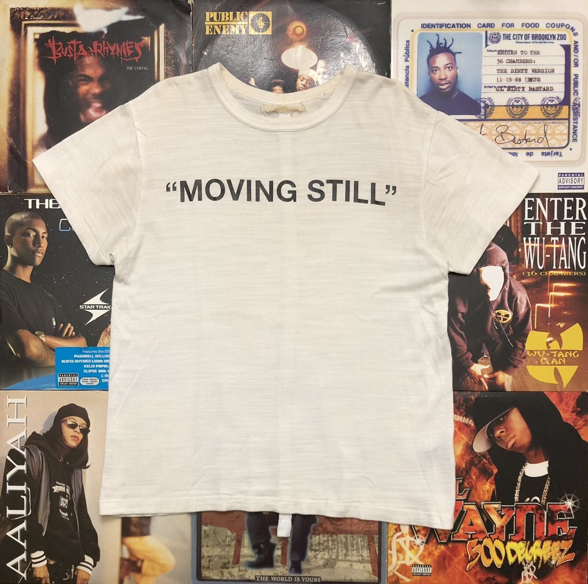 Off-White × Virgil Abloh Off-White S/S 2015 “Moving Still” Virgil Abloh Graphic Tee Size US M / EU 48-50 / 2 - 1 Thumbnail