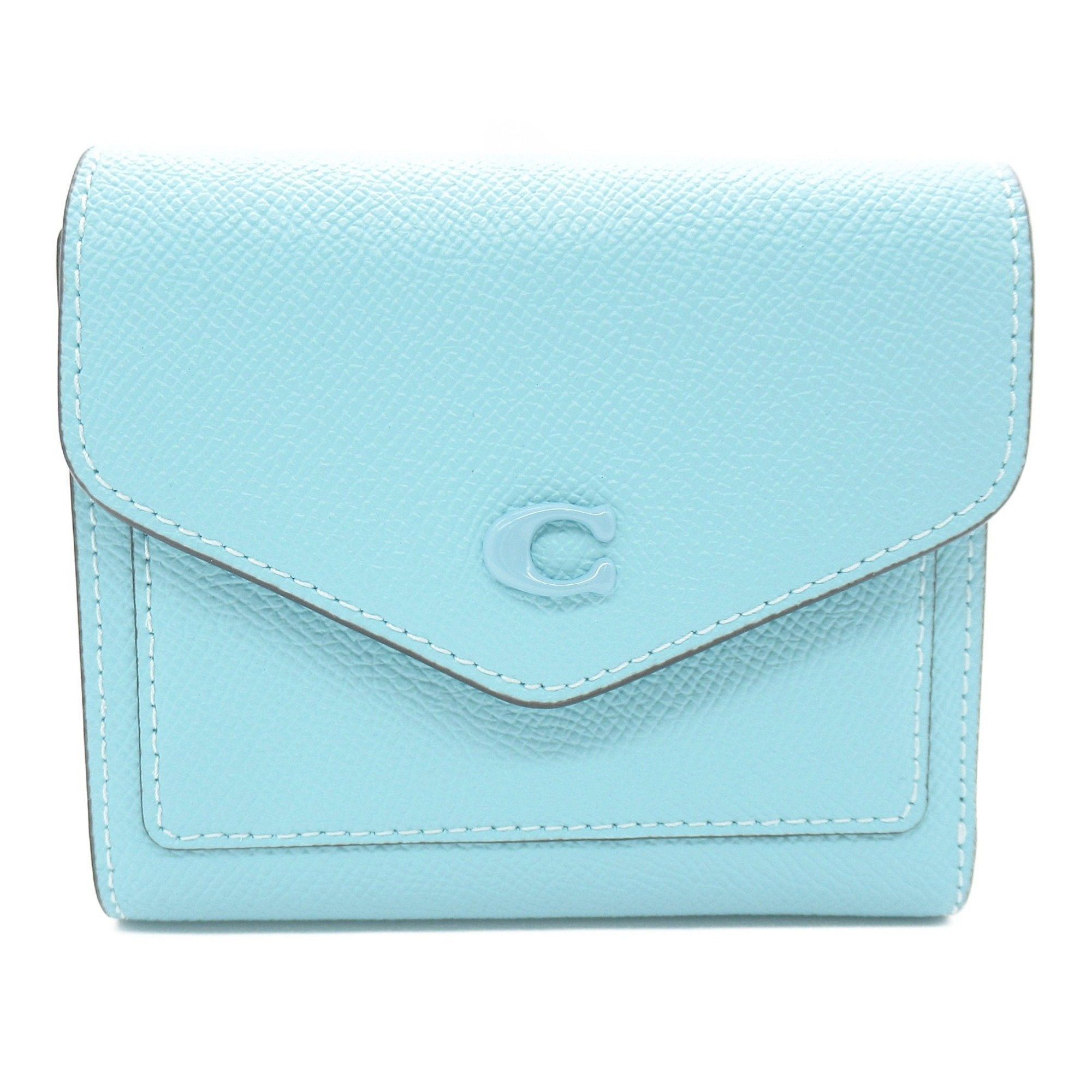 image of Coach Wallet Blue Leather Ch808Lhvse, Women's
