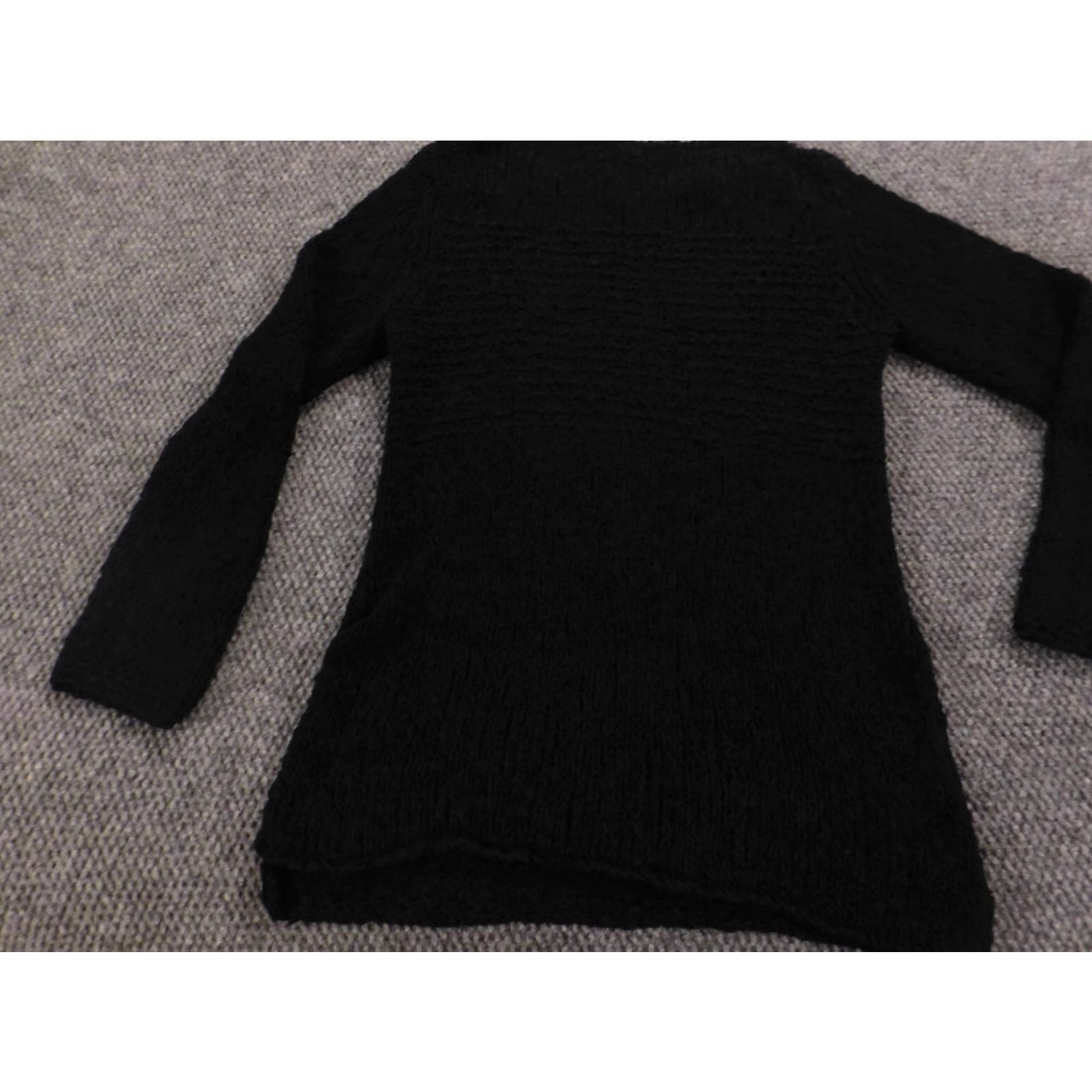 J. Jill J. Jill Sweater Womens Regular Small Black Crew Neck Cable-Knit Pullover Raglan Sleeve Size S / US 4 / IT 40 - 7 Thumbnail