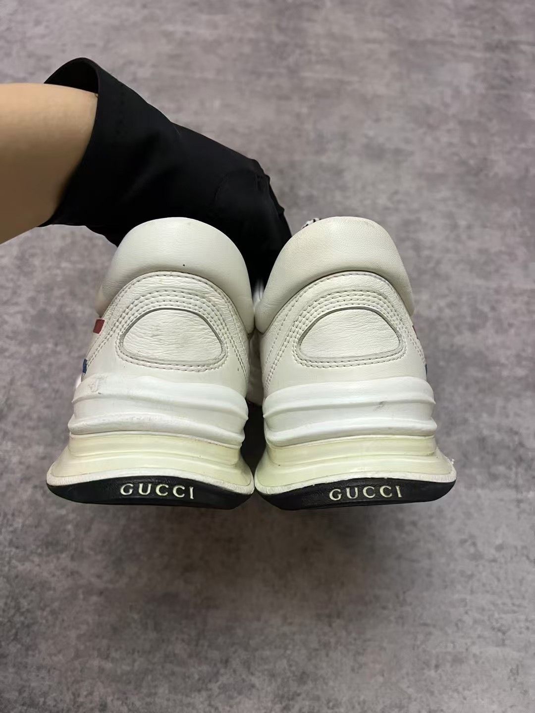Gucci Gucci new blue and red color block double G line sneakers s Size US 10.5 / EU 43-44 - 7 Thumbnail