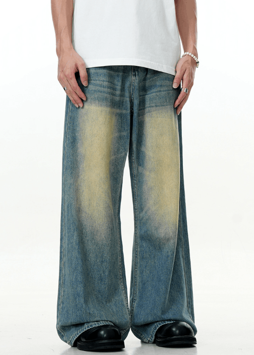 Japanese Brand Street washed vintage blue distressed jeans y2k Size US 32 / EU 48 - 2 Thumbnail