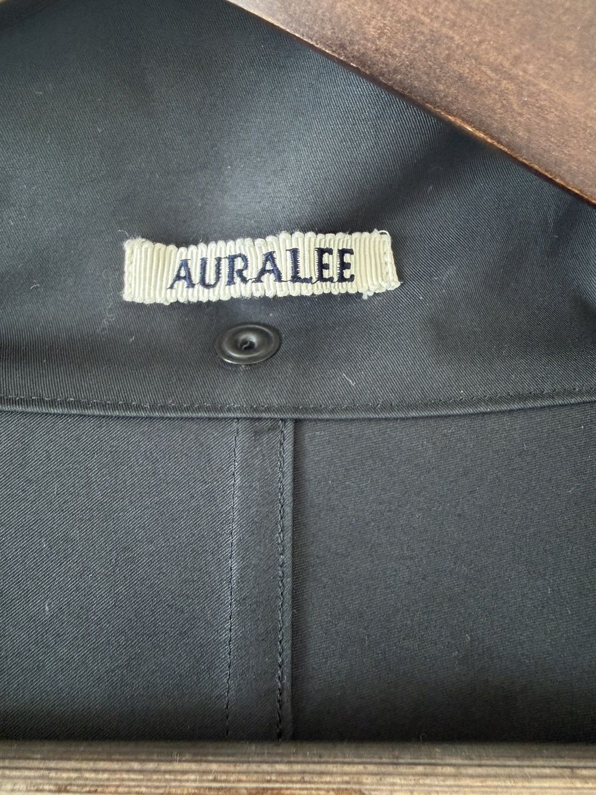 Auralee Auralee Navy Rain Coat High Density Gabardine Blouson $1425 Size US M / EU 48-50 / 2 - 11 Thumbnail