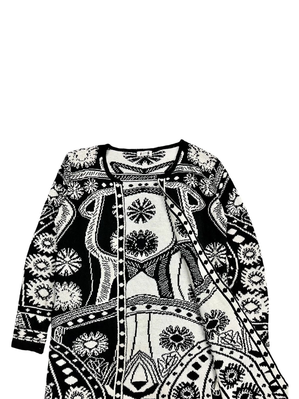 Issey Miyake 1980s Issey Sport - Artisanal Long Knitted Cardigan Size US M / EU 48-50 / 2 - 5 Thumbnail