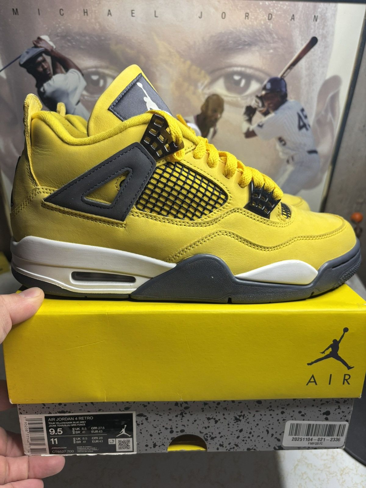 Jordan Brand Air Jordan 4 Retro “lightning” Size US 9.5 / EU 42-43 - 1 Thumbnail