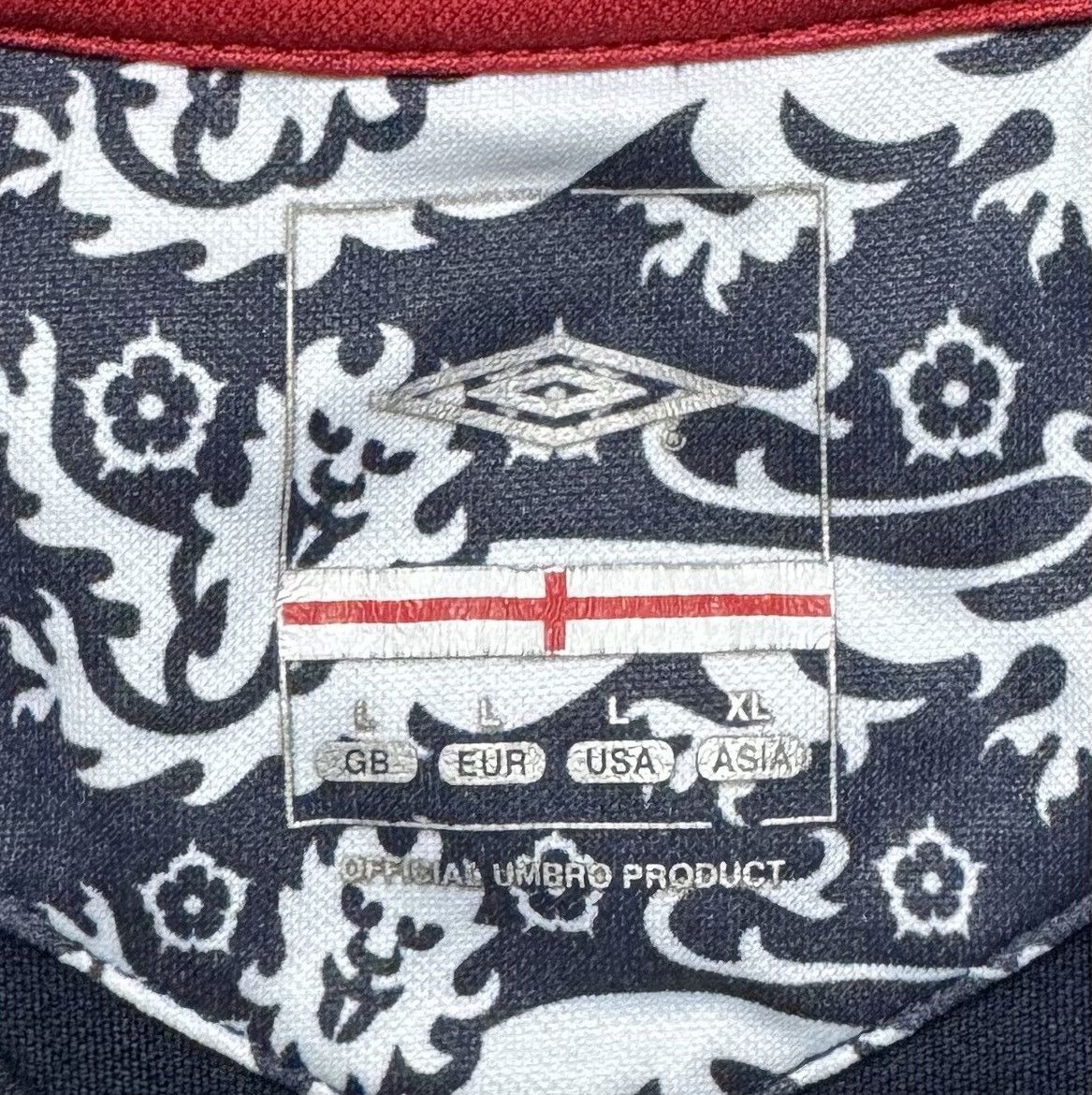 Umbro England 2004 2005 Football Shirt Soccer Jersey Umbro Size US L / EU 52-54 / 3 - 11 Thumbnail