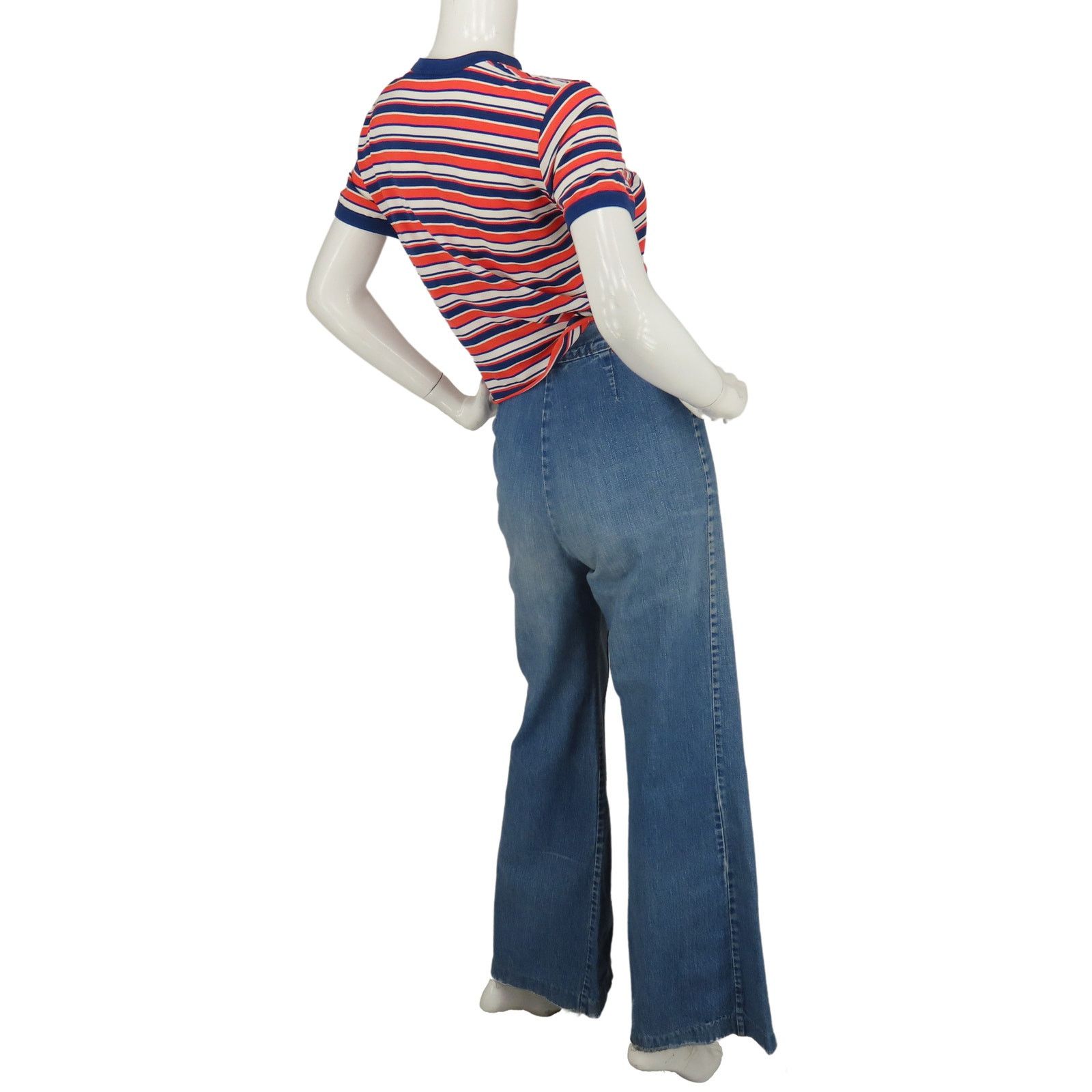 Levi's Vintage Levi's Orange Tab Flare Bell Bottom Jeans W28 L31 Size 28" / US 6 / IT 42 - 4 Thumbnail