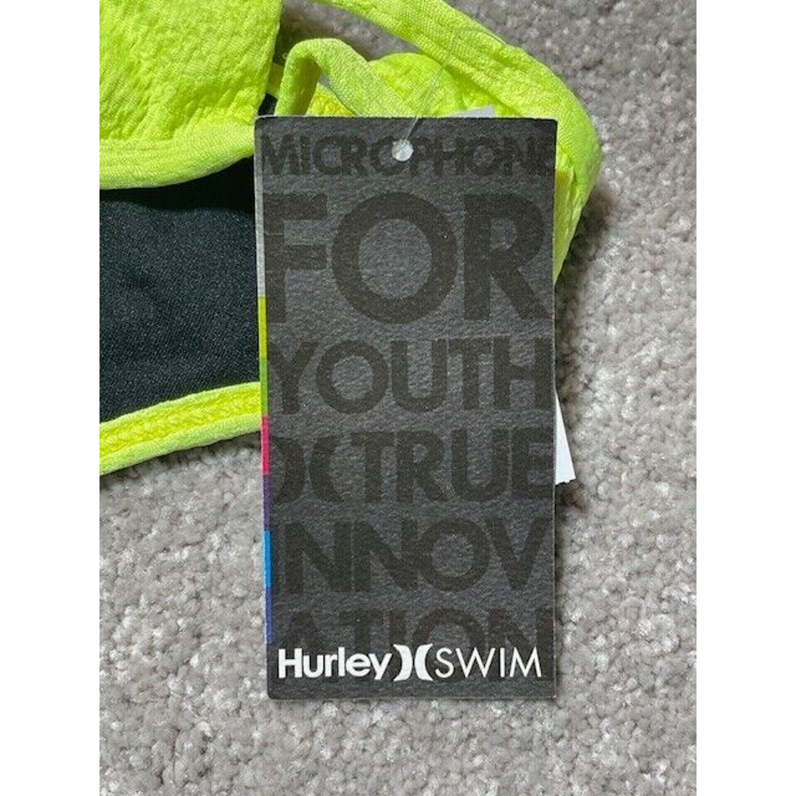 Hurley Hurley Swim Hipster Bottom Womens L Stretch Lined Beach Pool Size L / US 10 / IT 46 - 10 Thumbnail