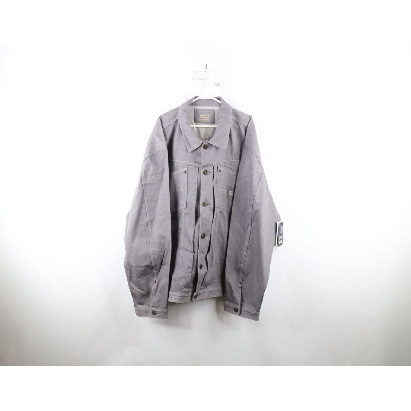 Marithe + Francois Girbaud × Vintage NOS Vintage 90s Marithe Francois Girbaud Denim Jacket 4XL Size US XXL / EU 58 / 5 - 1 Thumbnail