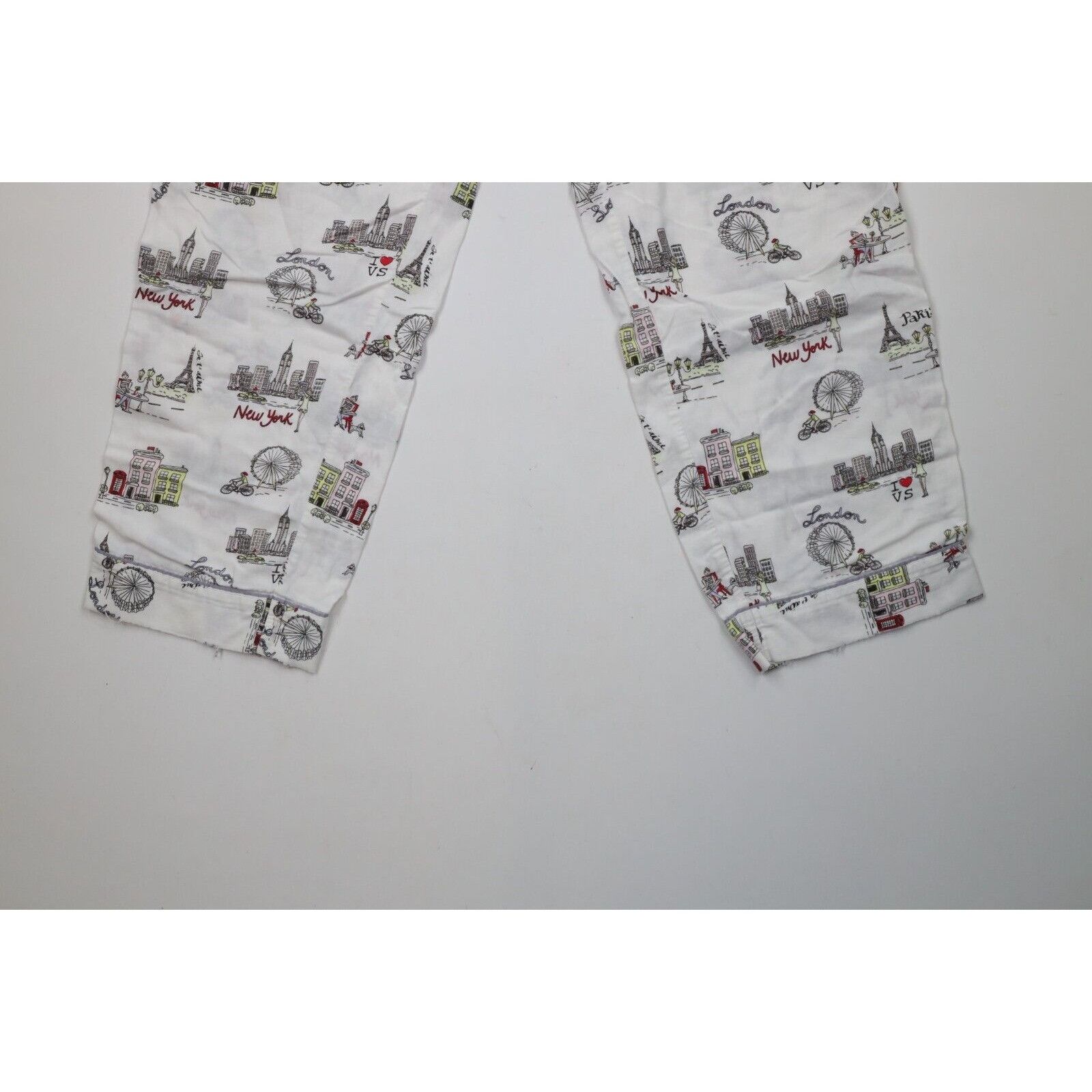Victoria's Secret × Vintage Vintage Victorias Secret 2 Piece New York London Pajamas Size M / US 6-8 / IT 42-44 - 13 Thumbnail