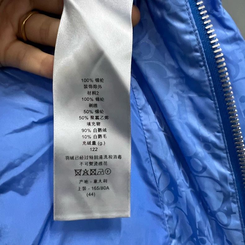 Dior Dior Blue full-print old flower down jacket 2502-Nextarrow Size US S / EU 44-46 / 1 - 4 Thumbnail