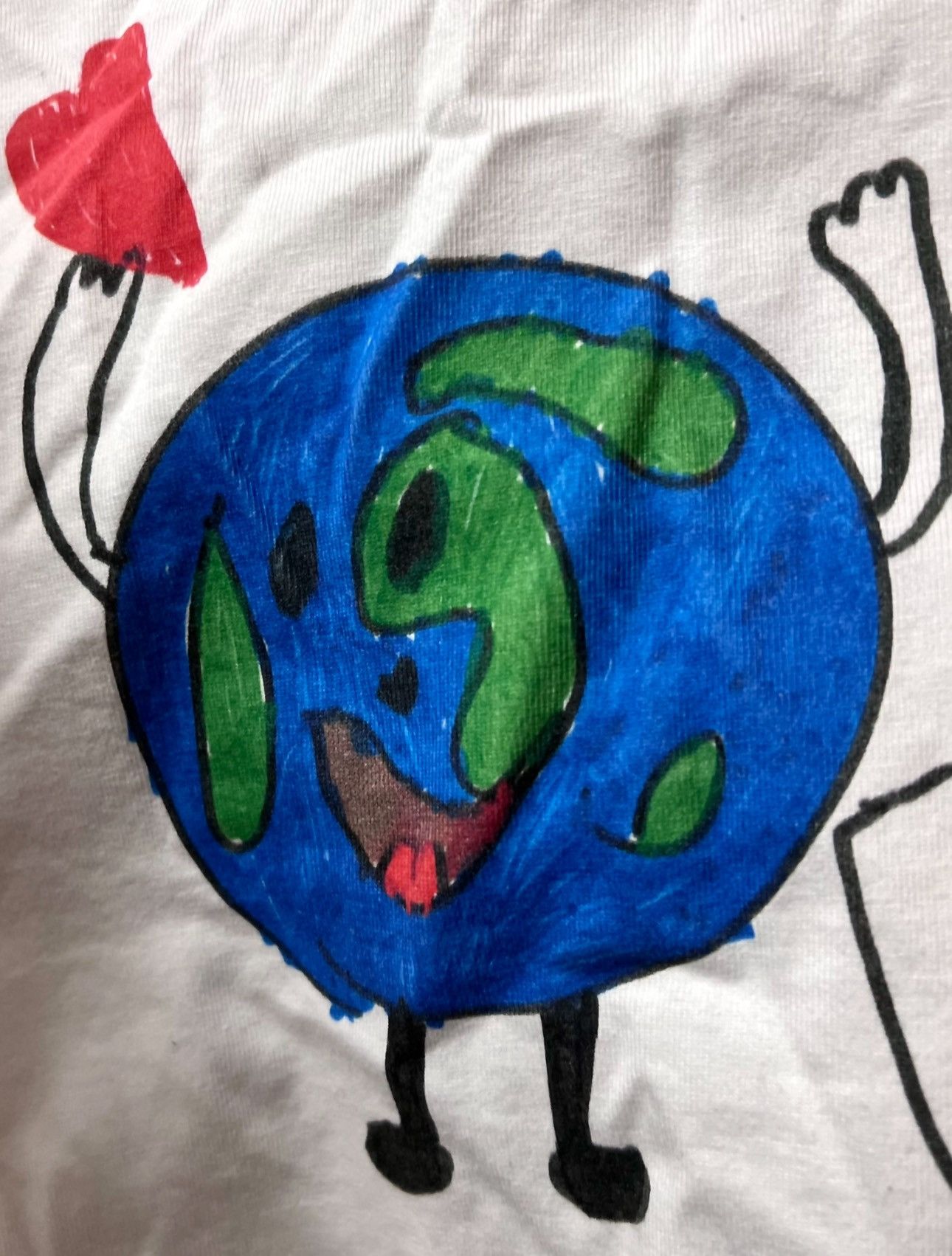 Balenciaga Balenciaga I Love Earth T-Shirt, white, Spring 2022 Size US XL / EU 56 / 4 - 4 Thumbnail