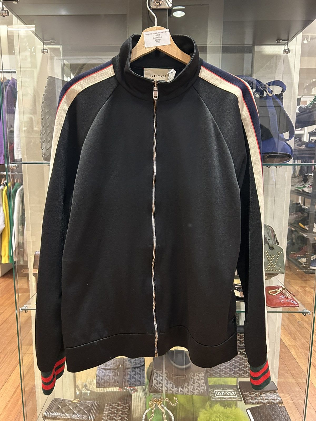 Gucci Gucci Zip Up Track Jacket Size US XL / EU 56 / 4 - 1 Thumbnail