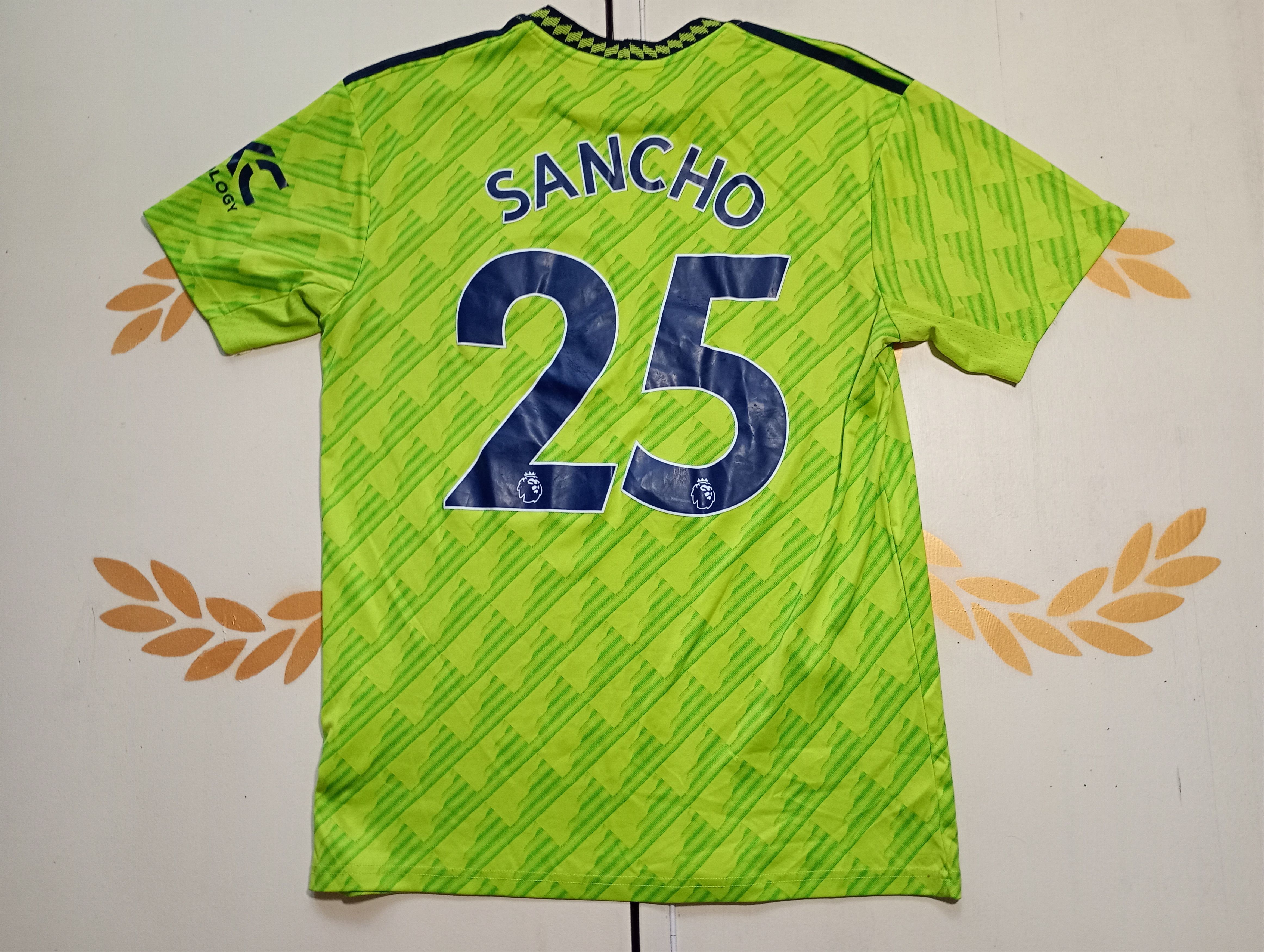 Adidas Adidas Manchester United Third Jersey 25 Sancho 2022-2023 Size US L / EU 52-54 / 3 - 1 Thumbnail