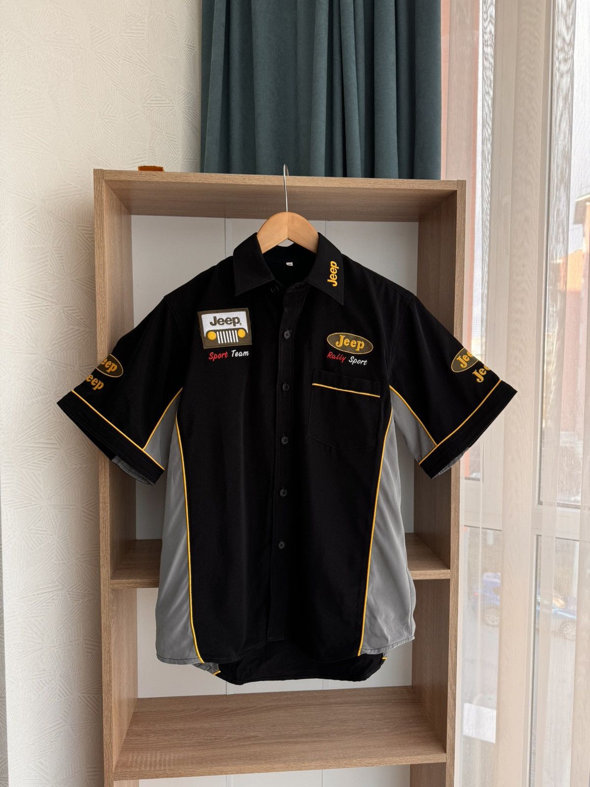 Jeep × Vintage Vintage Jeep Racing Rally Team Button Up Shirt Size US M / EU 48-50 / 2 - 2 Thumbnail