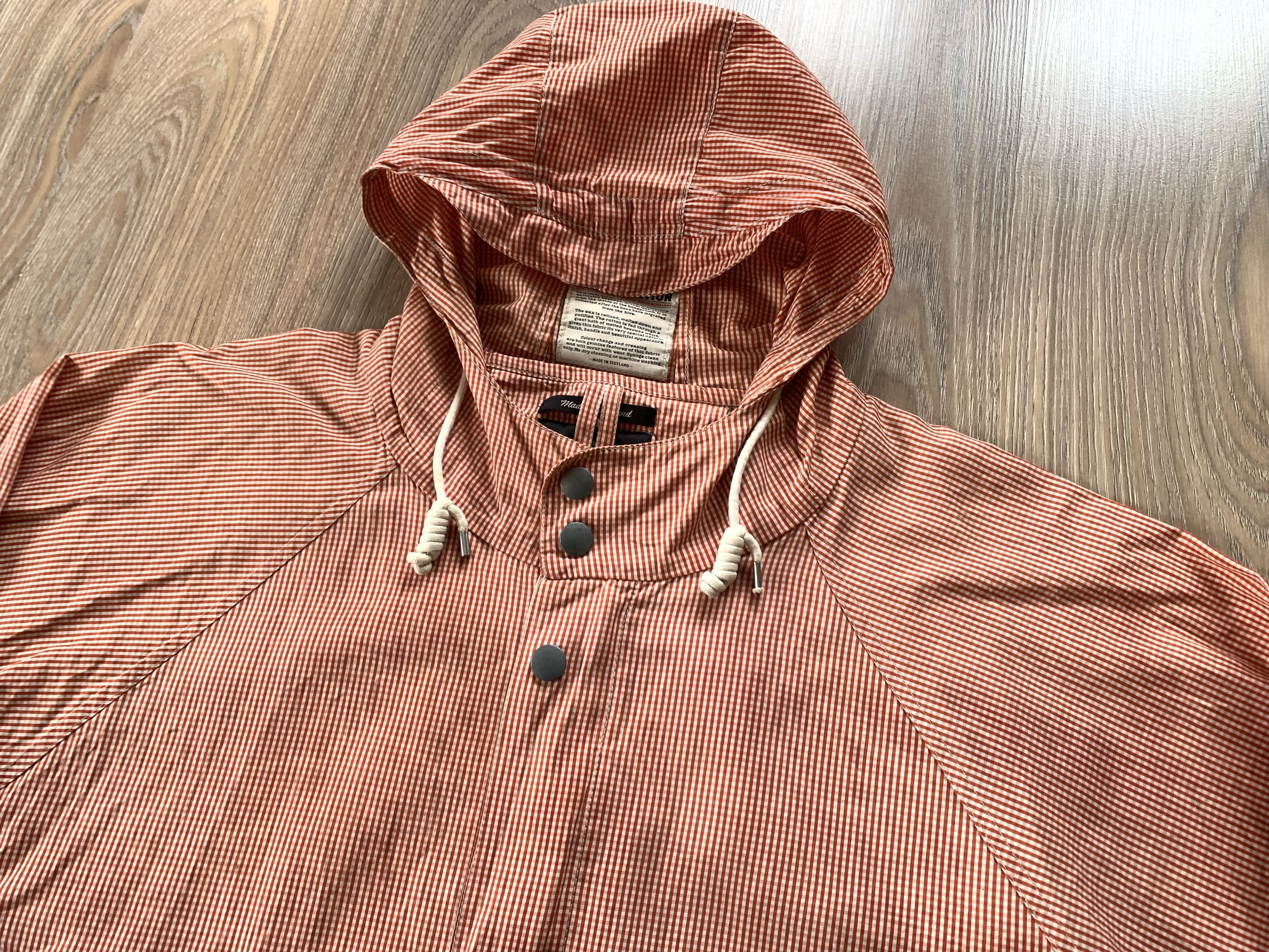Nigel Cabourn Rare Nigel Cabourn Waxed Plaid Beeswax Aircraft Jacket Size US L / EU 52-54 / 3 - 7 Thumbnail