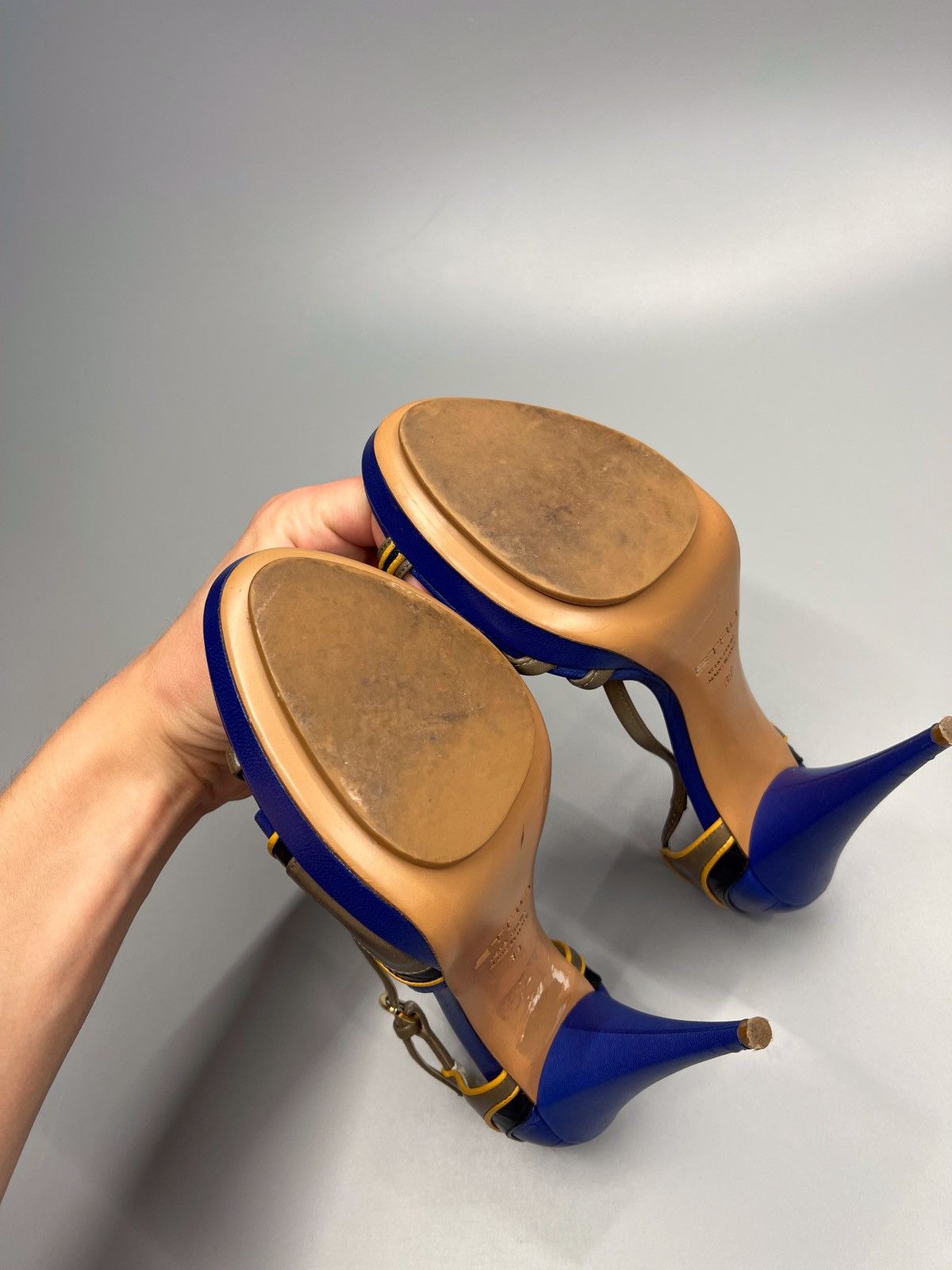 Designer × Etro Etro Leather Heels Size US 9 / IT 39 - 9 Thumbnail