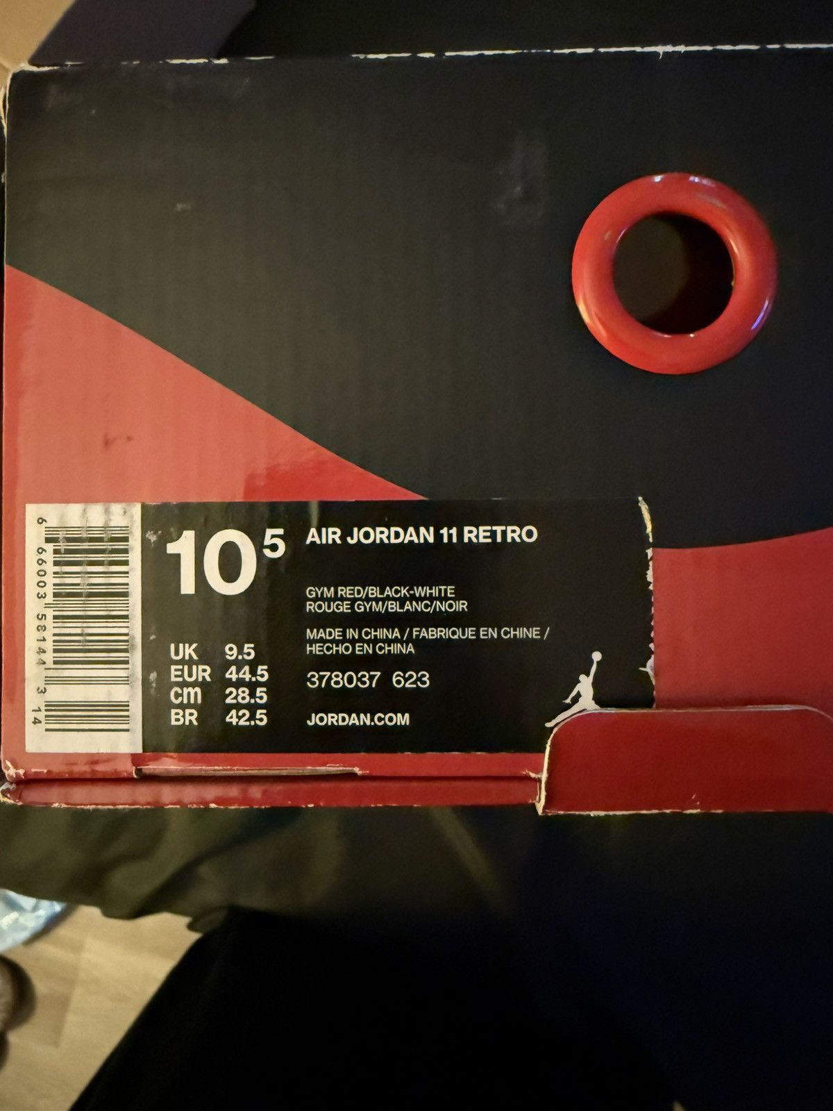 Jordan Brand Retro Jordan 11 gym red Size US 10.5 / EU 43-44 - 12 Thumbnail