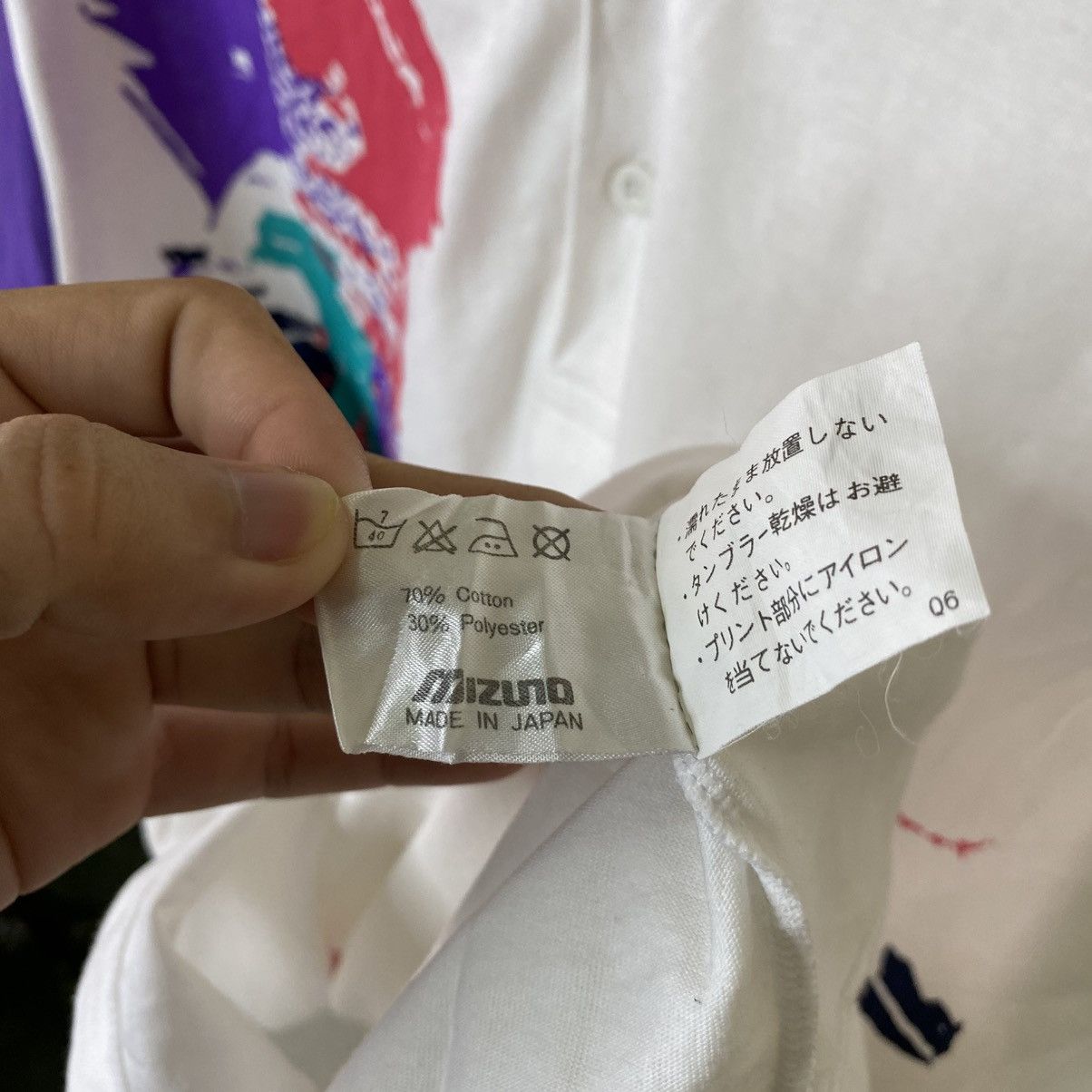 Mizuno Vintage 90s Mizuno White Polo T shirt Size US M / EU 48-50 / 2 - 6 Thumbnail