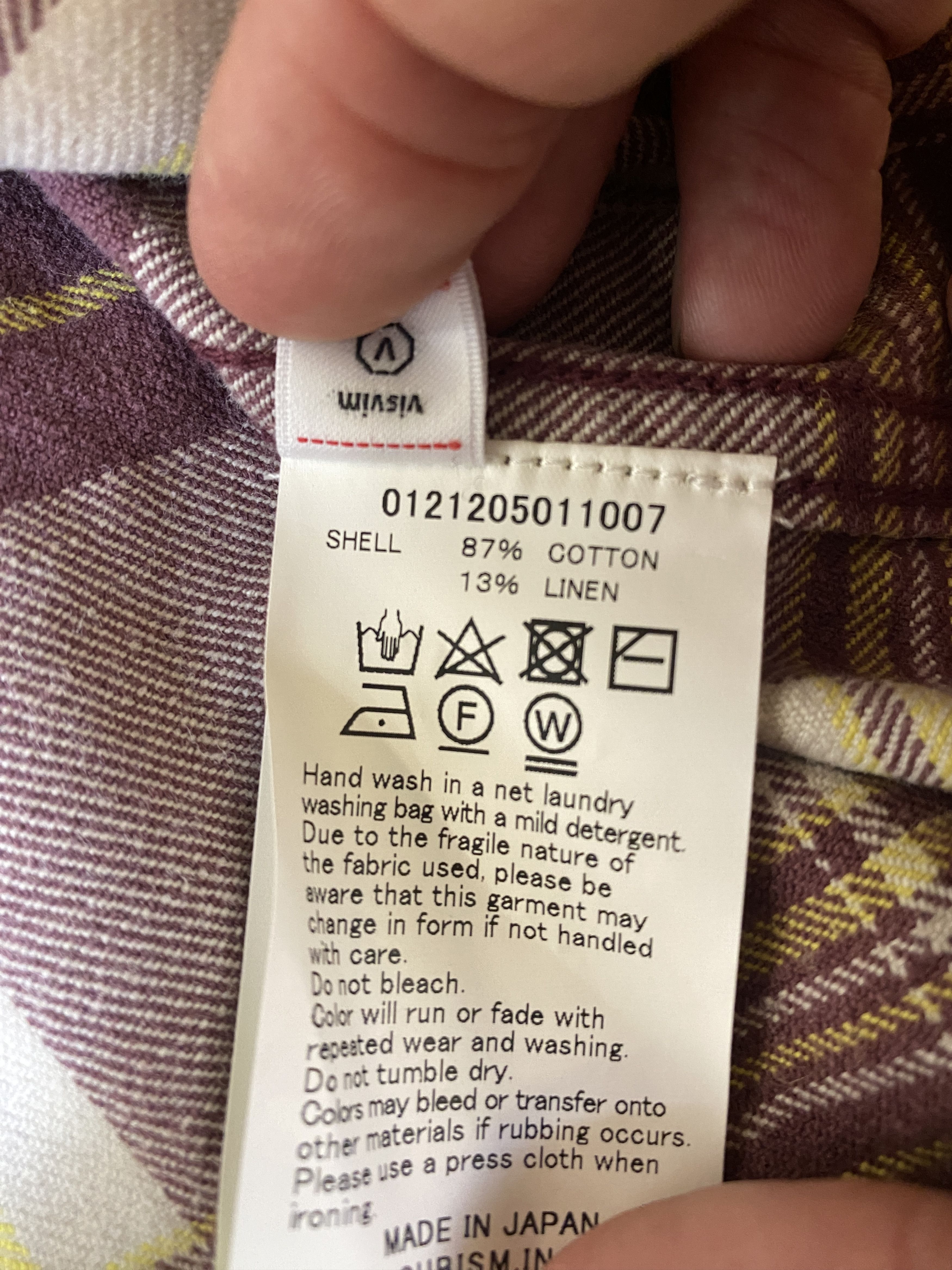 Visvim $2180 NWT VISVIM CRASH LUMBER CHECK SHIRT SIZE 2 Size US M / EU 48-50 / 2 - 11 Thumbnail