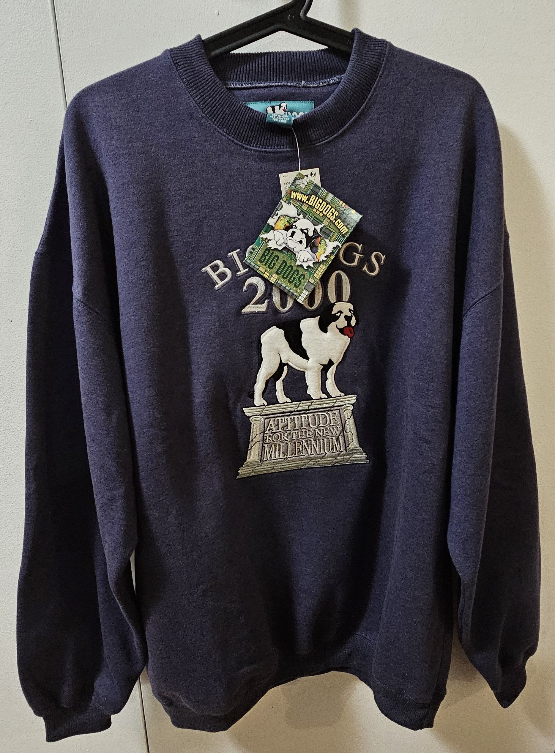 Big Dogs Vintage Big Dogs 2000 Fleece Sweatshirt Size Medium Size US M / EU 48-50 / 2 - 2 Thumbnail