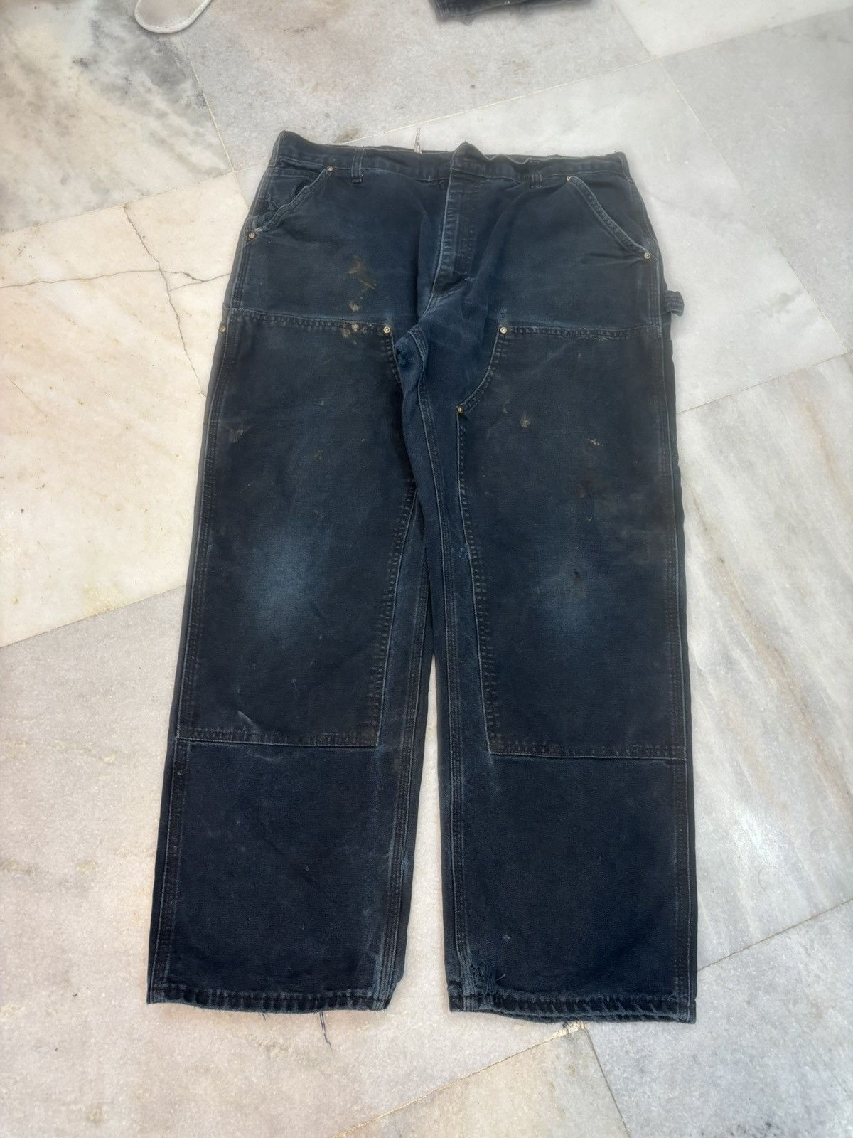 Carhartt Vintage carhartt B01 BLK double knee Size US 36 / EU 52 - 1 Thumbnail