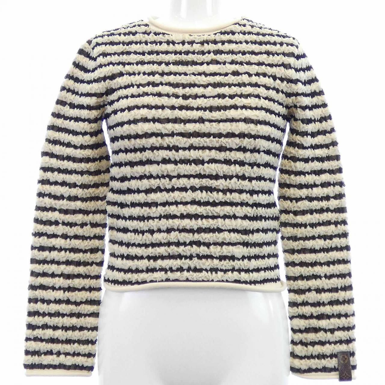 Louis Vuitton Louis Vuitton Louis Vuitton Crinkle Knit Top Textile Tops FOKL69216 DUTY FREE for USA Size ONE SIZE - 1 Thumbnail
