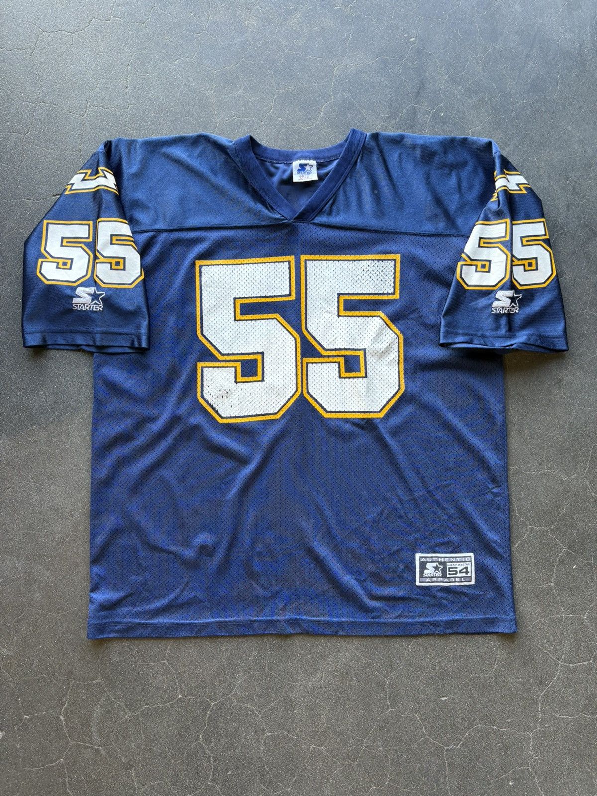 90s STARTER San Diego Chargers Junior Seau Jersey Sz 2XL