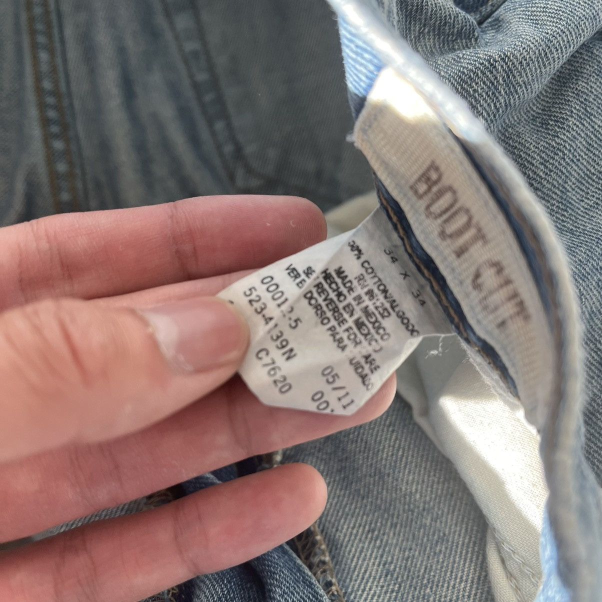 Arizona Jean Co. × Vintage Vintage Arizona Straight Leg Denim 34x34 Size US 34 / EU 50 - 4 Thumbnail