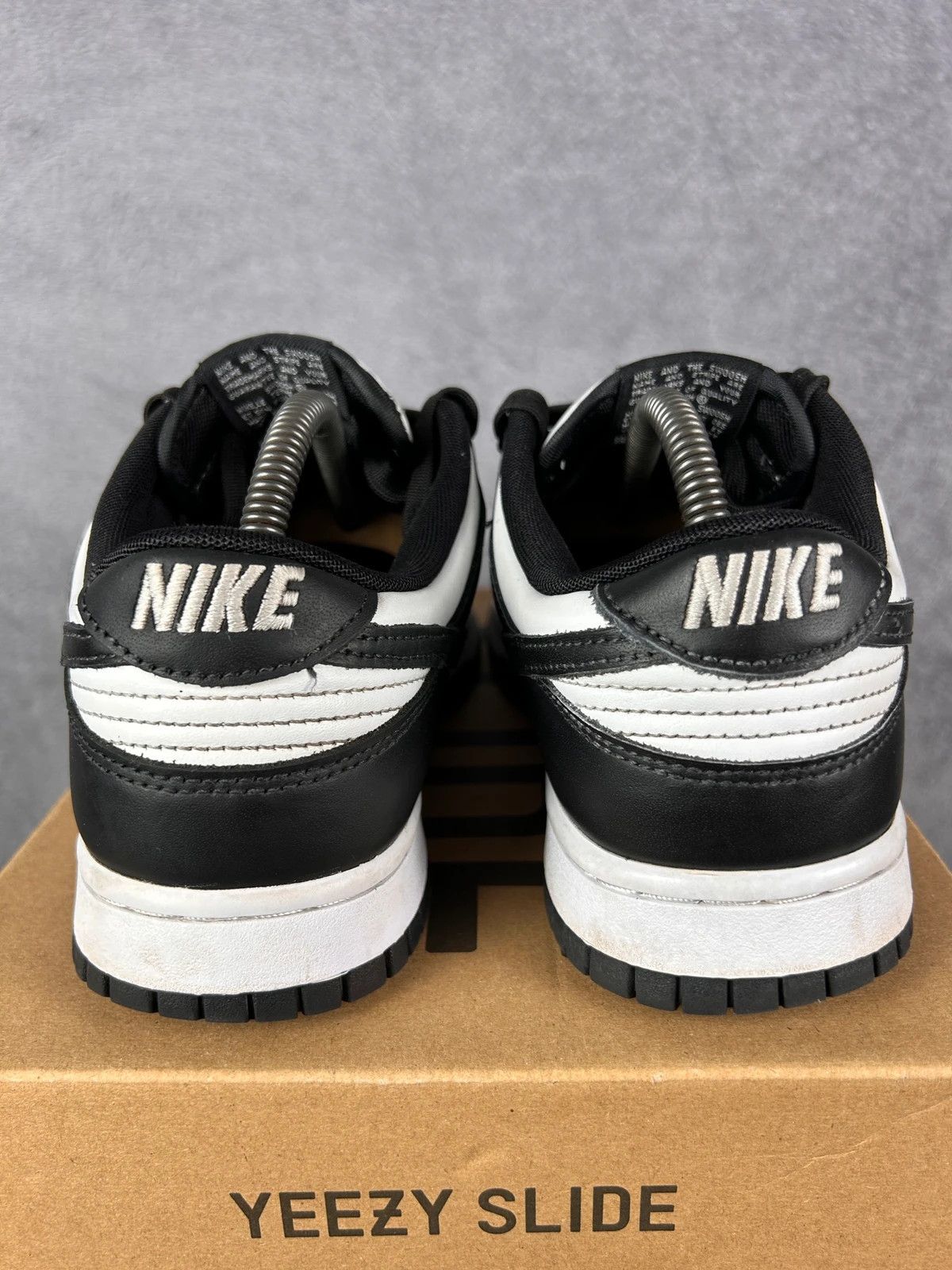 Nike Nike Dunk Low Retro Panda sneakers white black leather Size US 8 / EU 41 - 3 Thumbnail